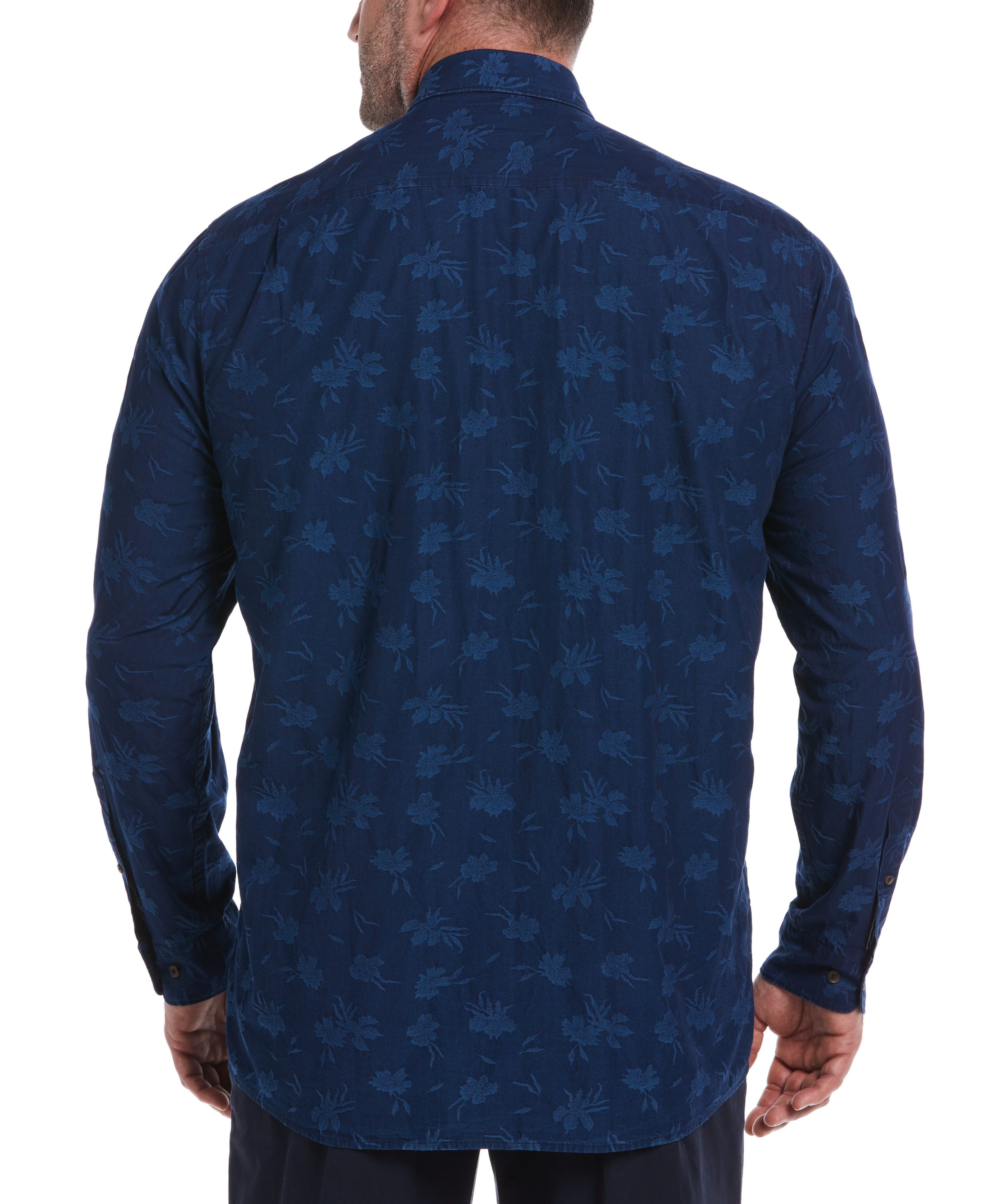 Original Penguin Big & Tall Woven Jacquard Denim Shirt sold by Cubavera product image thumbnail 2
