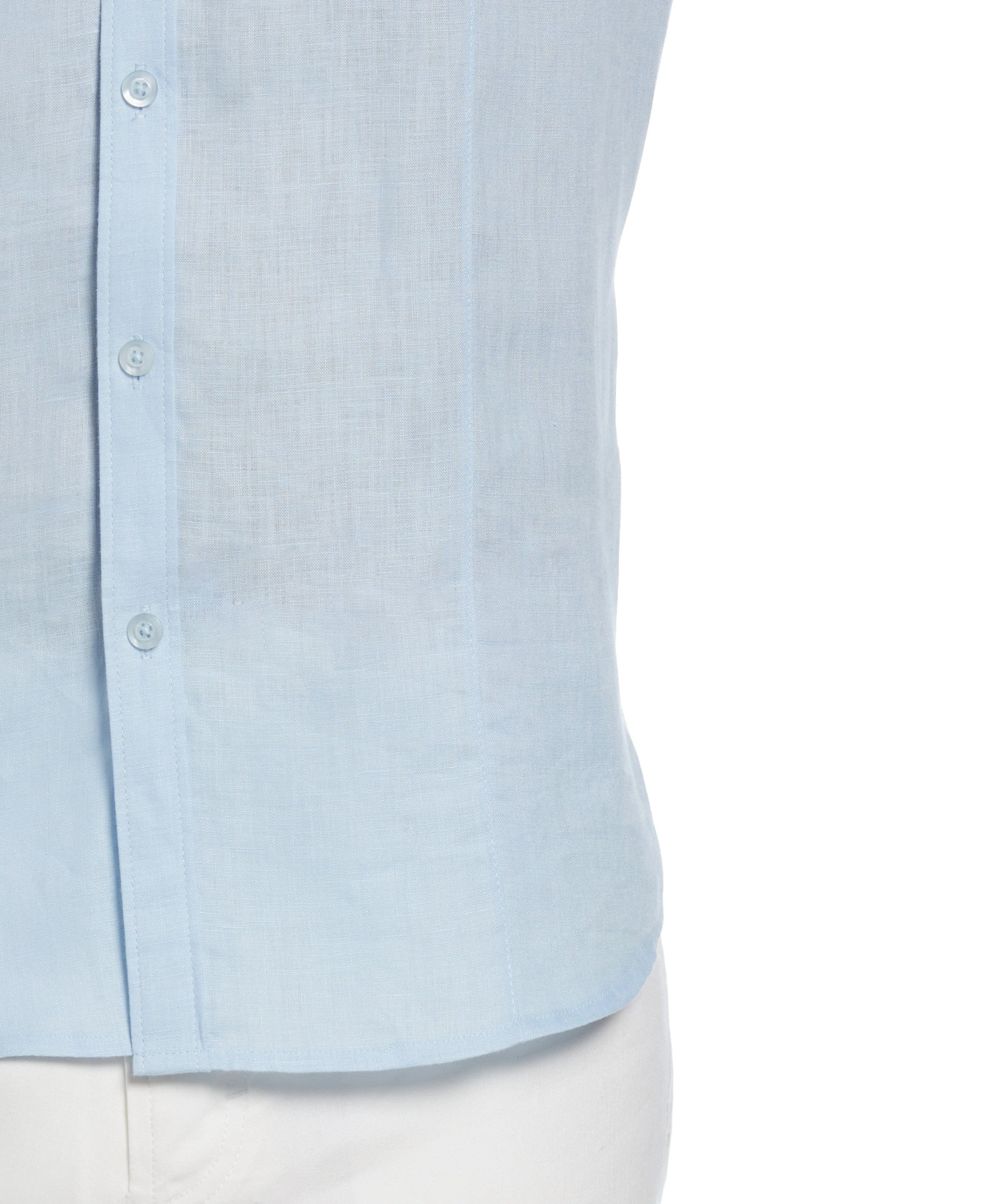 Solid Linen Sport Shirt sold by Cubavera product image thumbnail 4