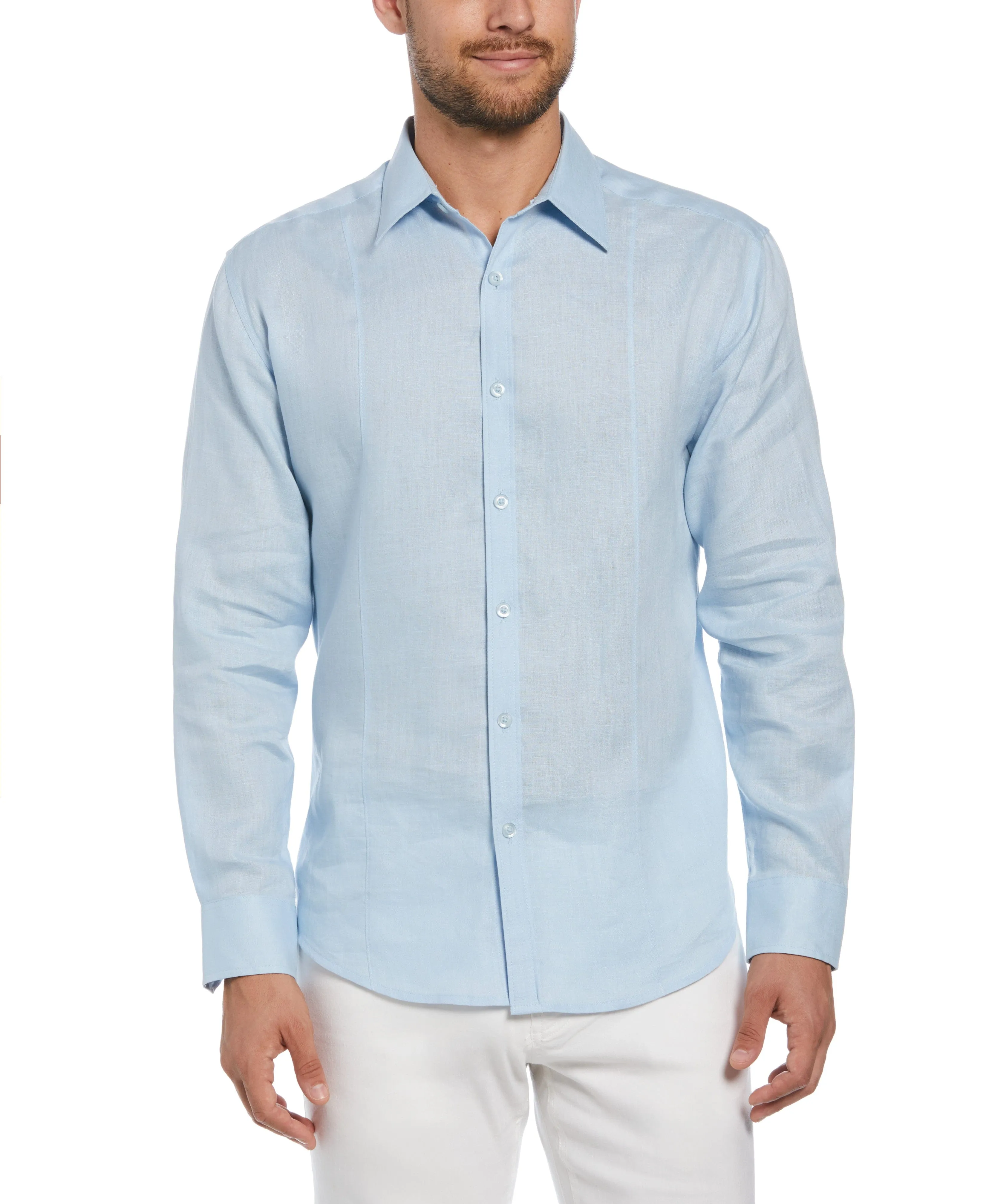Solid Linen Sport Shirt sold by Cubavera