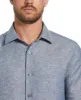 Classic Two-Tone Linen Shirt sold by Cubavera