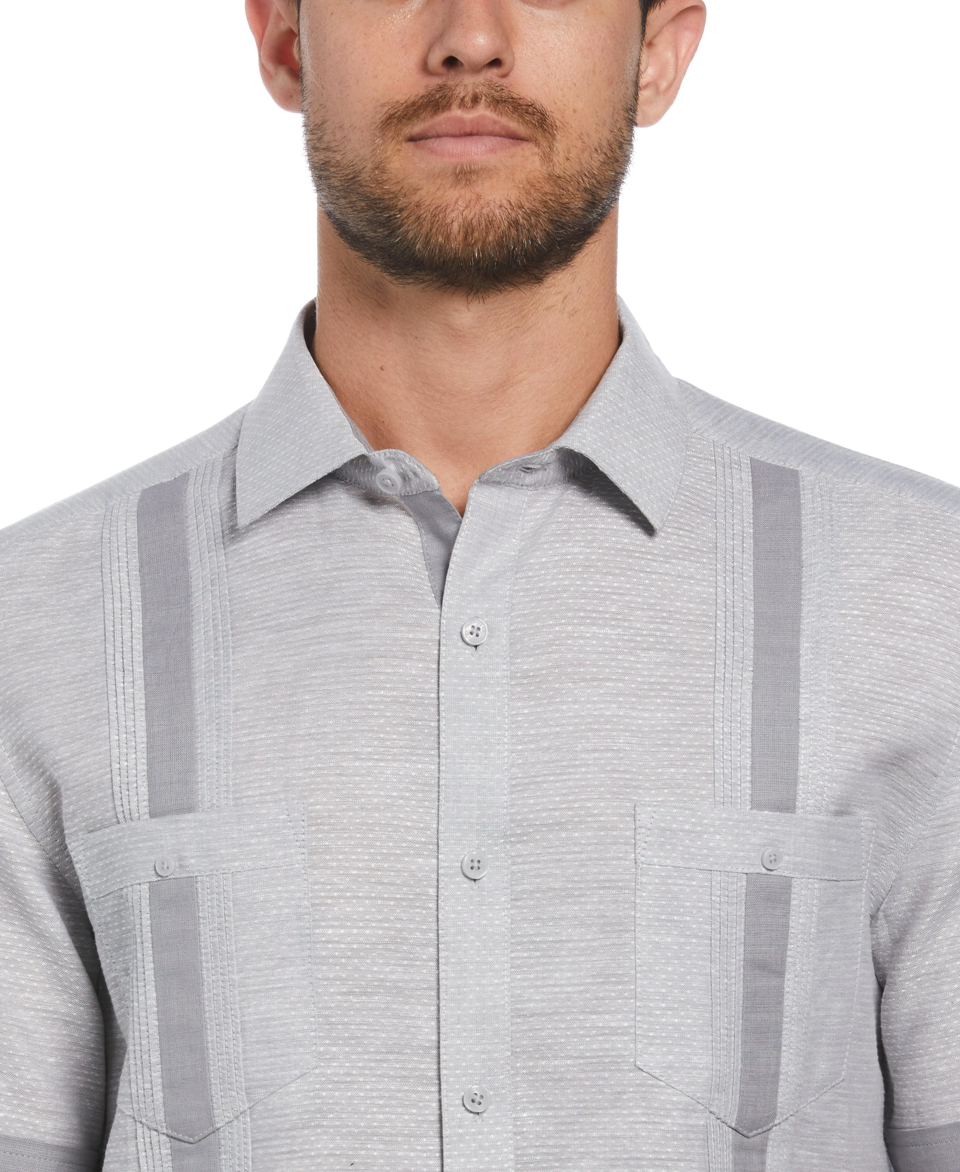 Fashion Double Pocket Guayabera Shirt sold by Cubavera product image thumbnail 3