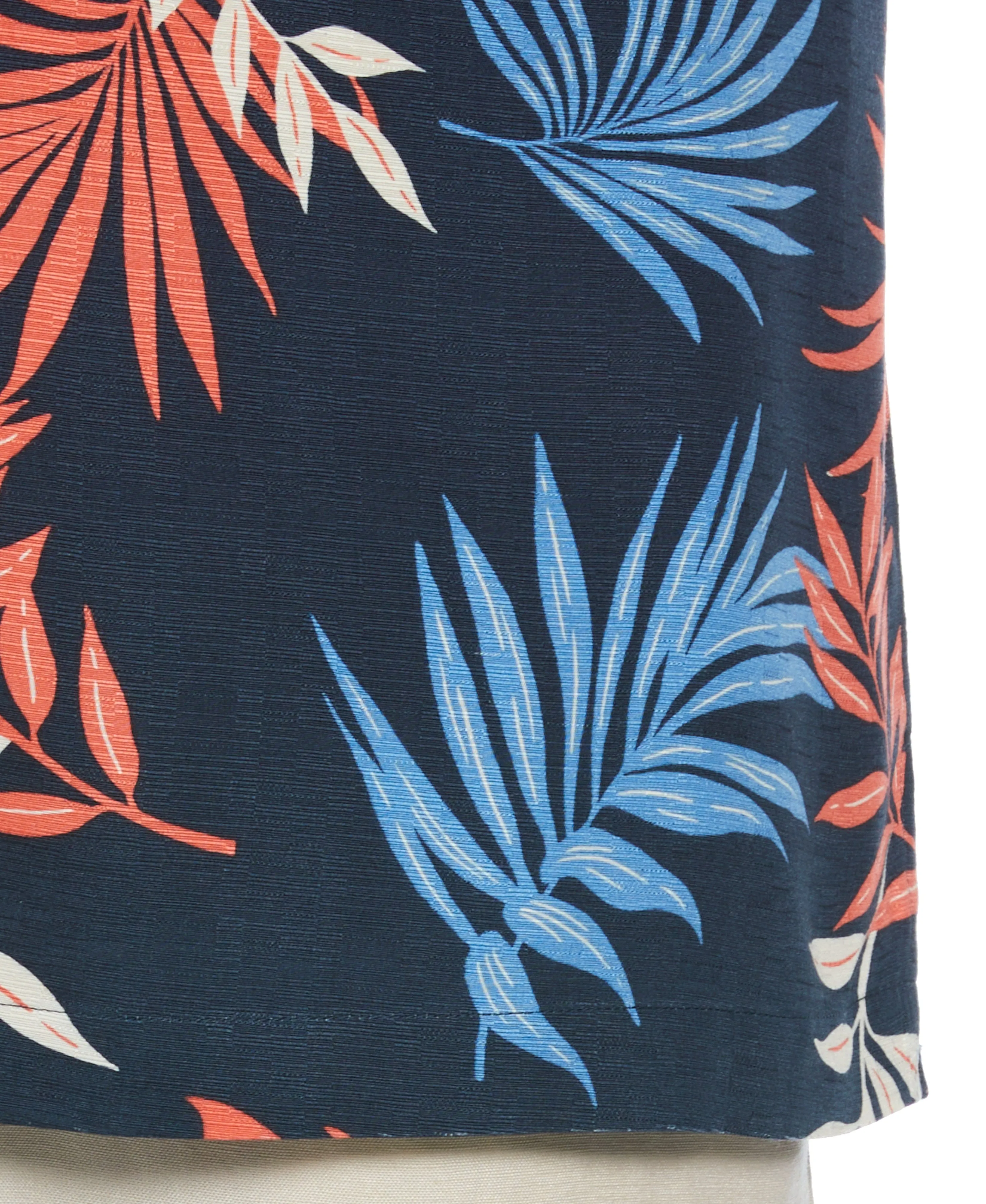 Big & Tall Multicolor Leaf Print Shirt sold by Cubavera product image thumbnail 4