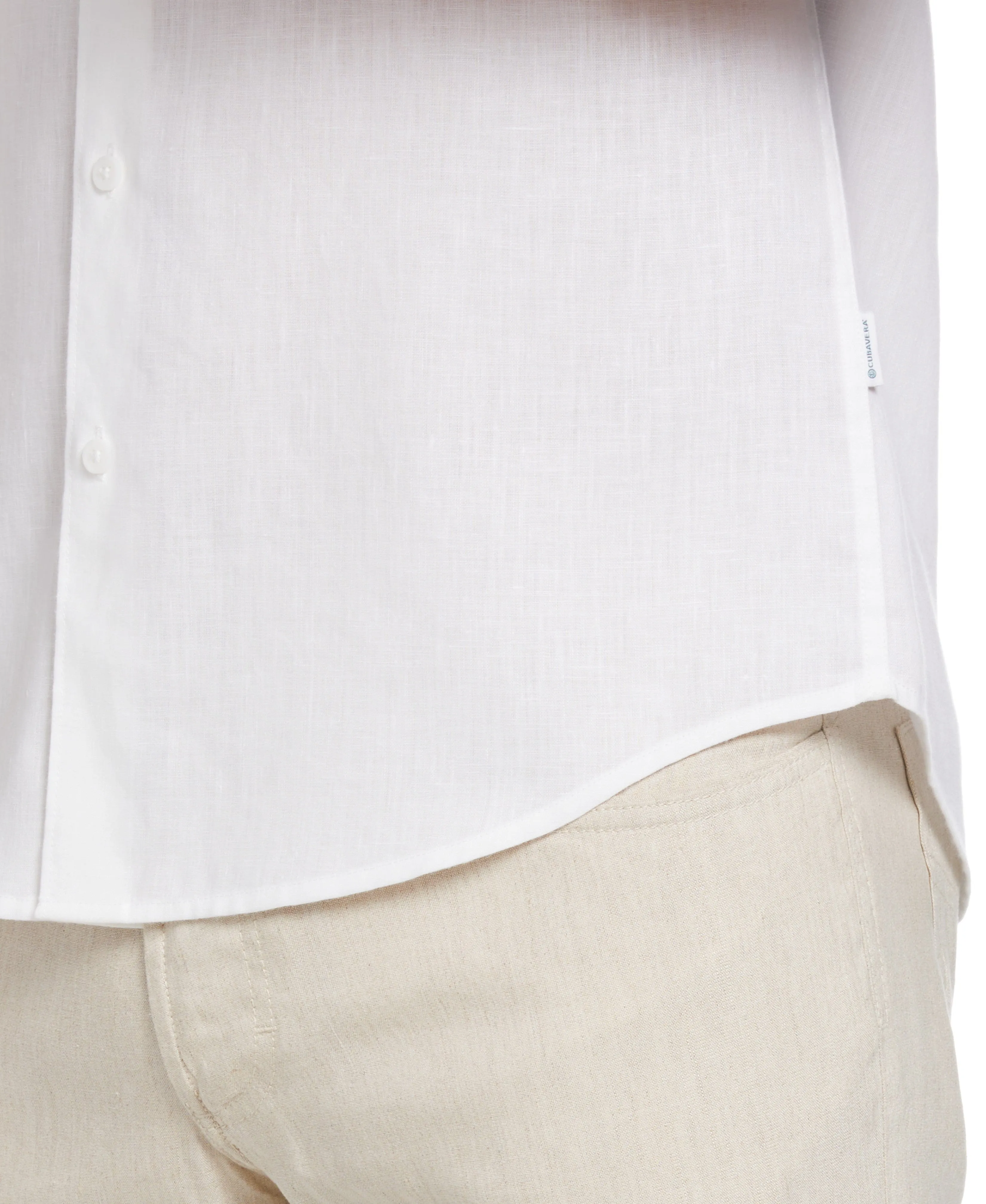 Travelselect™ Linen-Blend Rolled Sleeve Shirt sold by Cubavera product image thumbnail 5