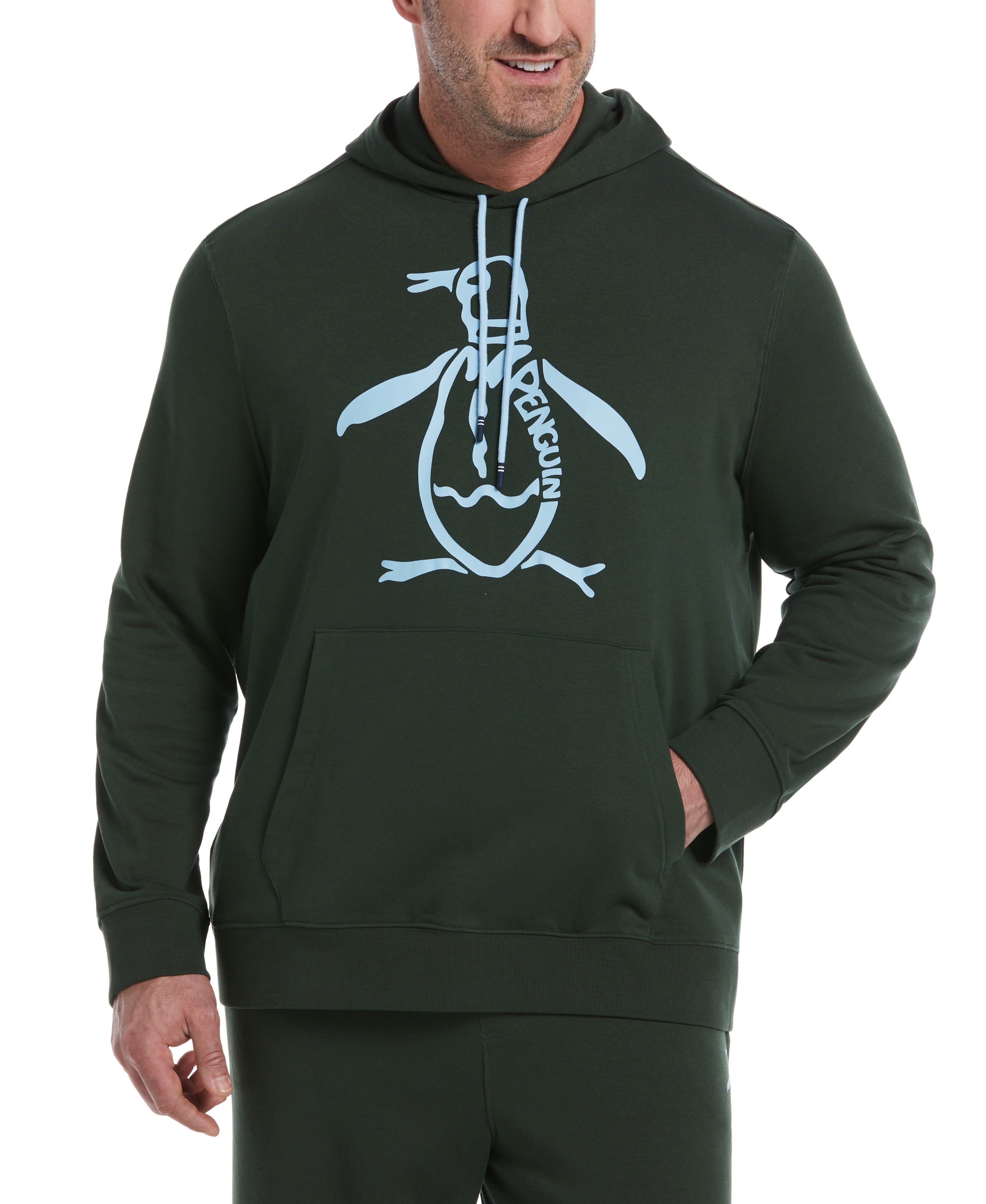Original Penguin Big & Tall Organic Cotton Logo Fleece Hoodie sold by Cubavera