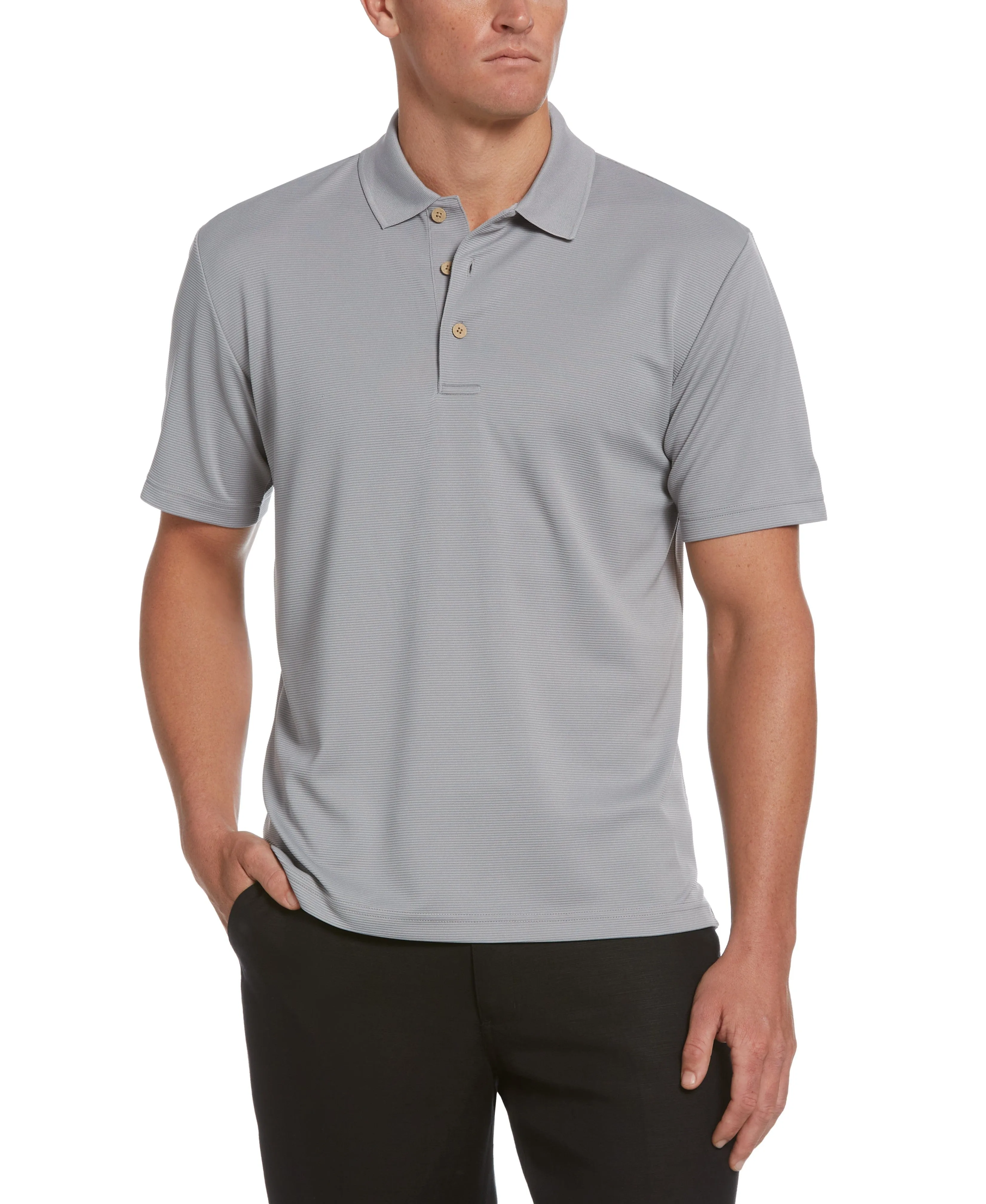 Big & Tall Solid Textured Polo sold by Cubavera