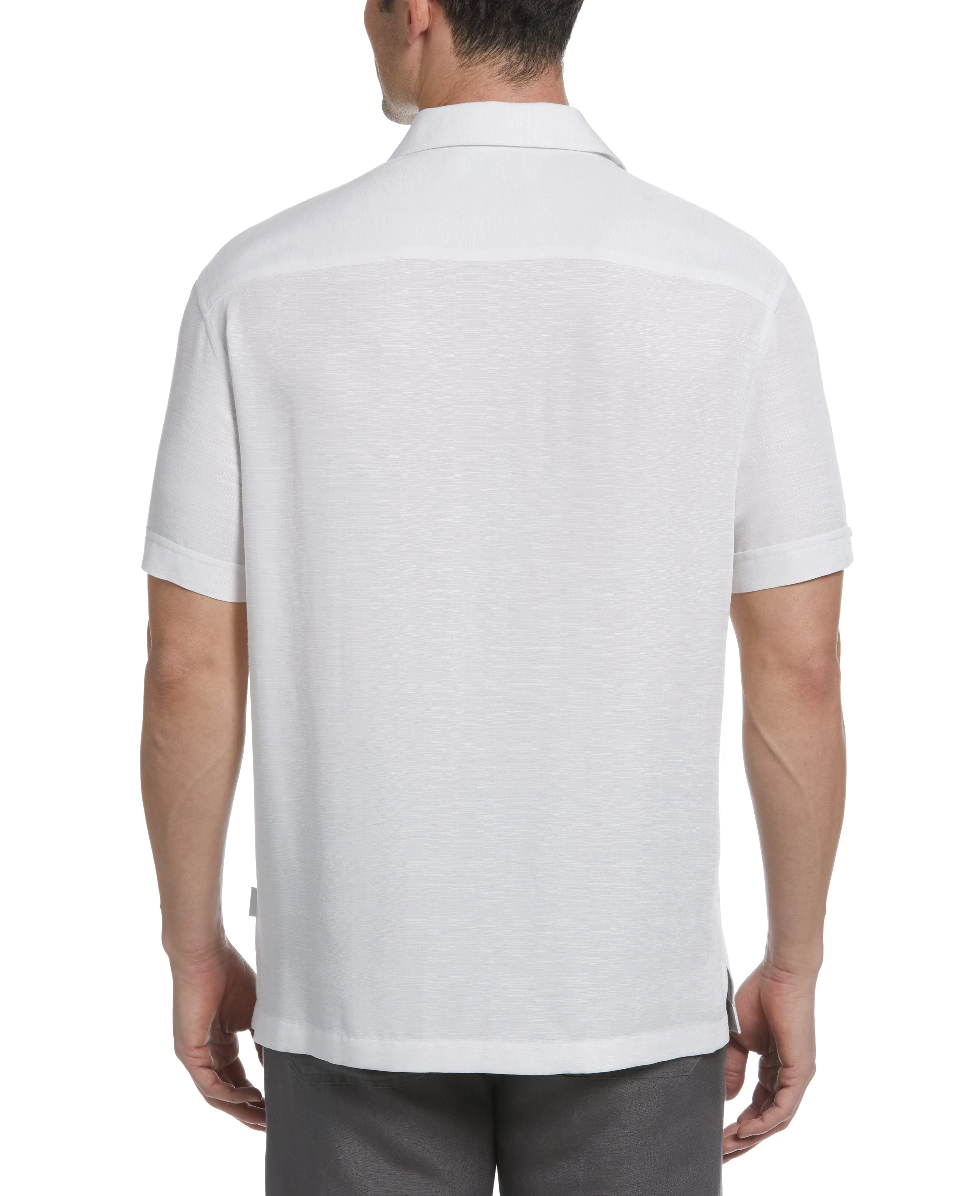 Tropical Chest Print Camp Collar Shirt sold by Cubavera product image thumbnail 2