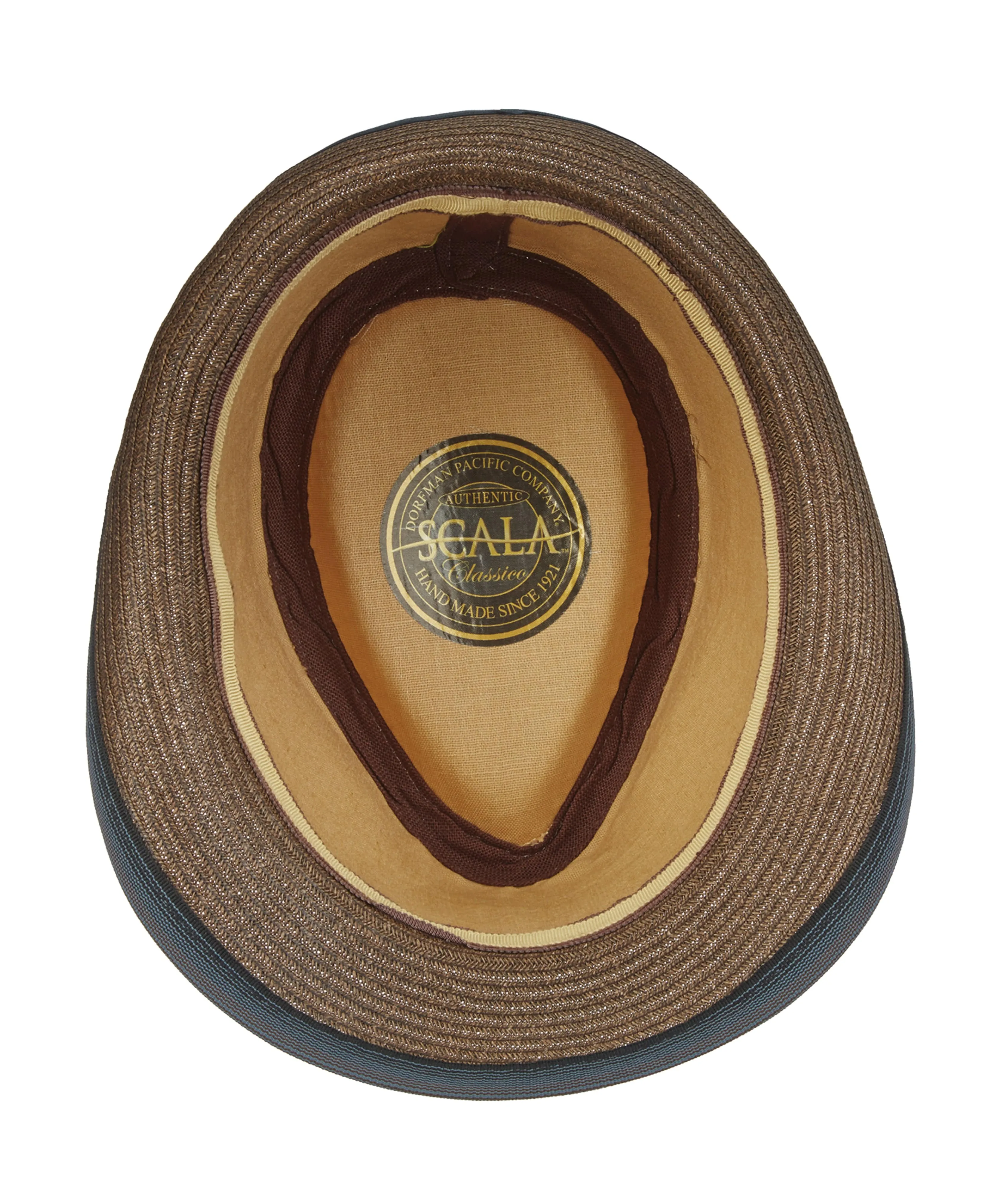 Matte Raffia Fedora With Paper Braid Brim sold by Cubavera product image thumbnail 5