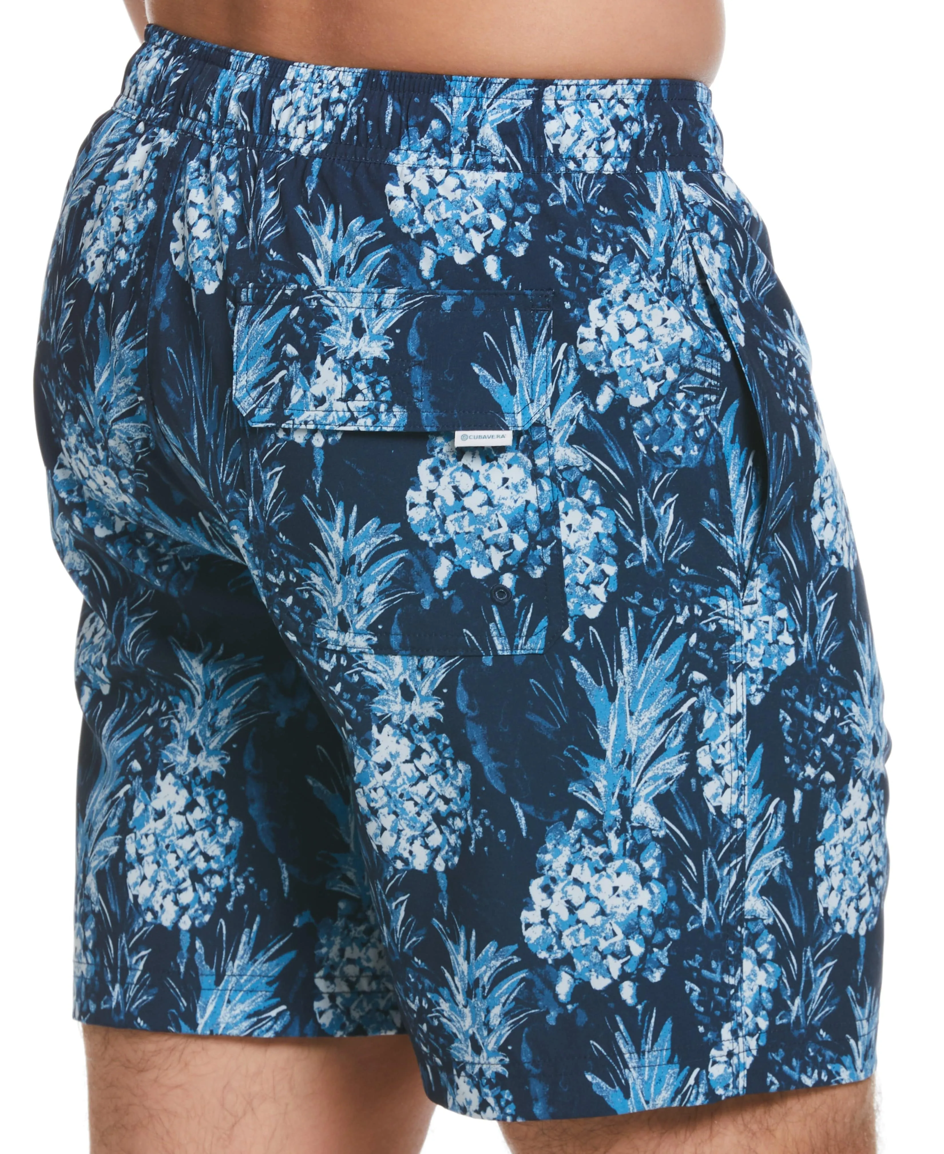 Pineapple Print 7" Swim Trunks sold by Cubavera product image thumbnail 3