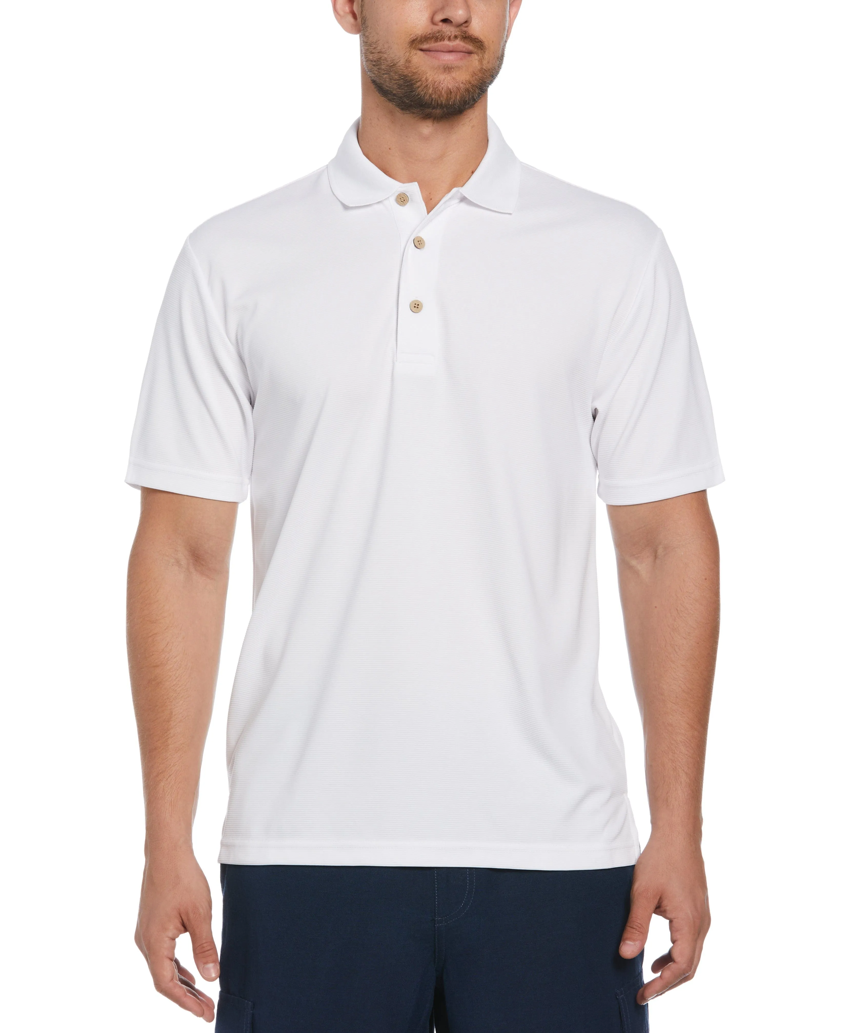 Big & Tall Solid Textured Polo sold by Cubavera