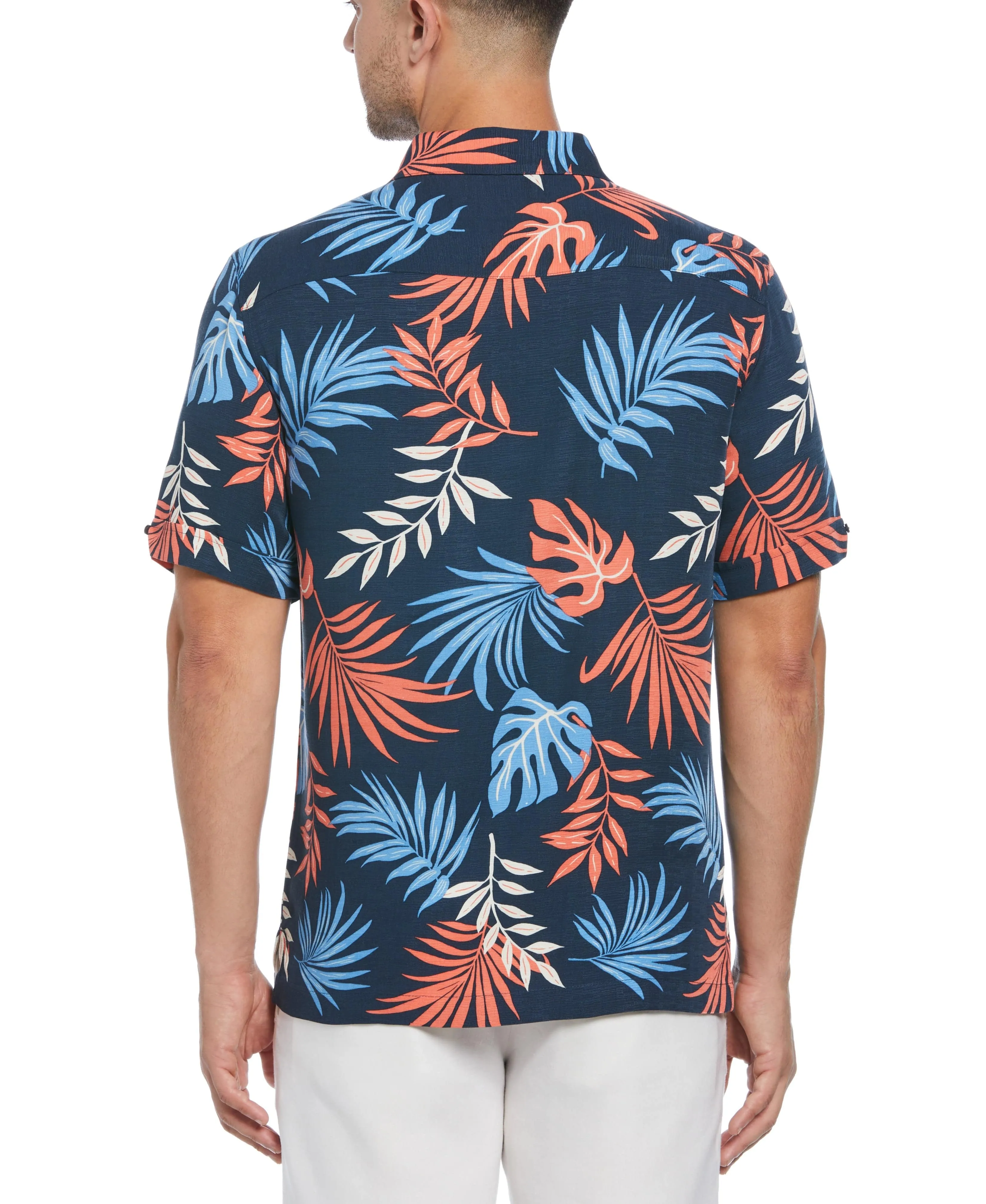 Multicolor Leaf Print Shirt sold by Cubavera product image thumbnail 2