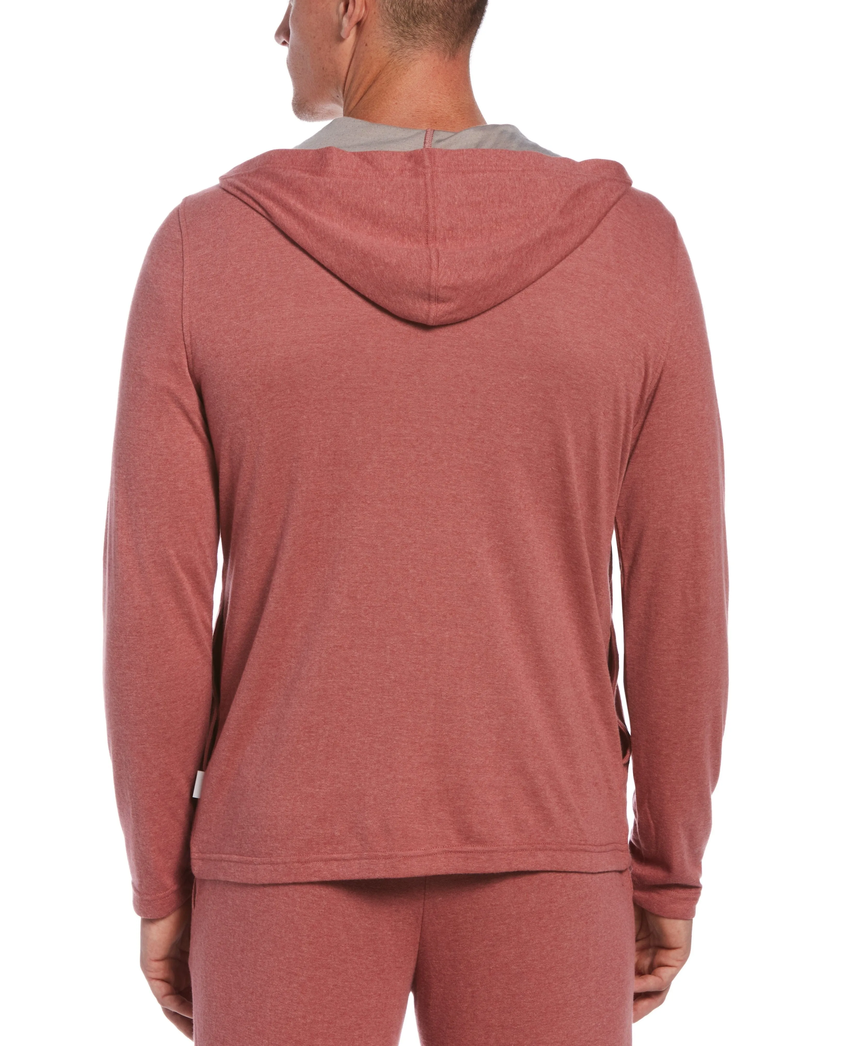 1/4 Zip Heather Knit Hoodie sold by Cubavera product image thumbnail 2