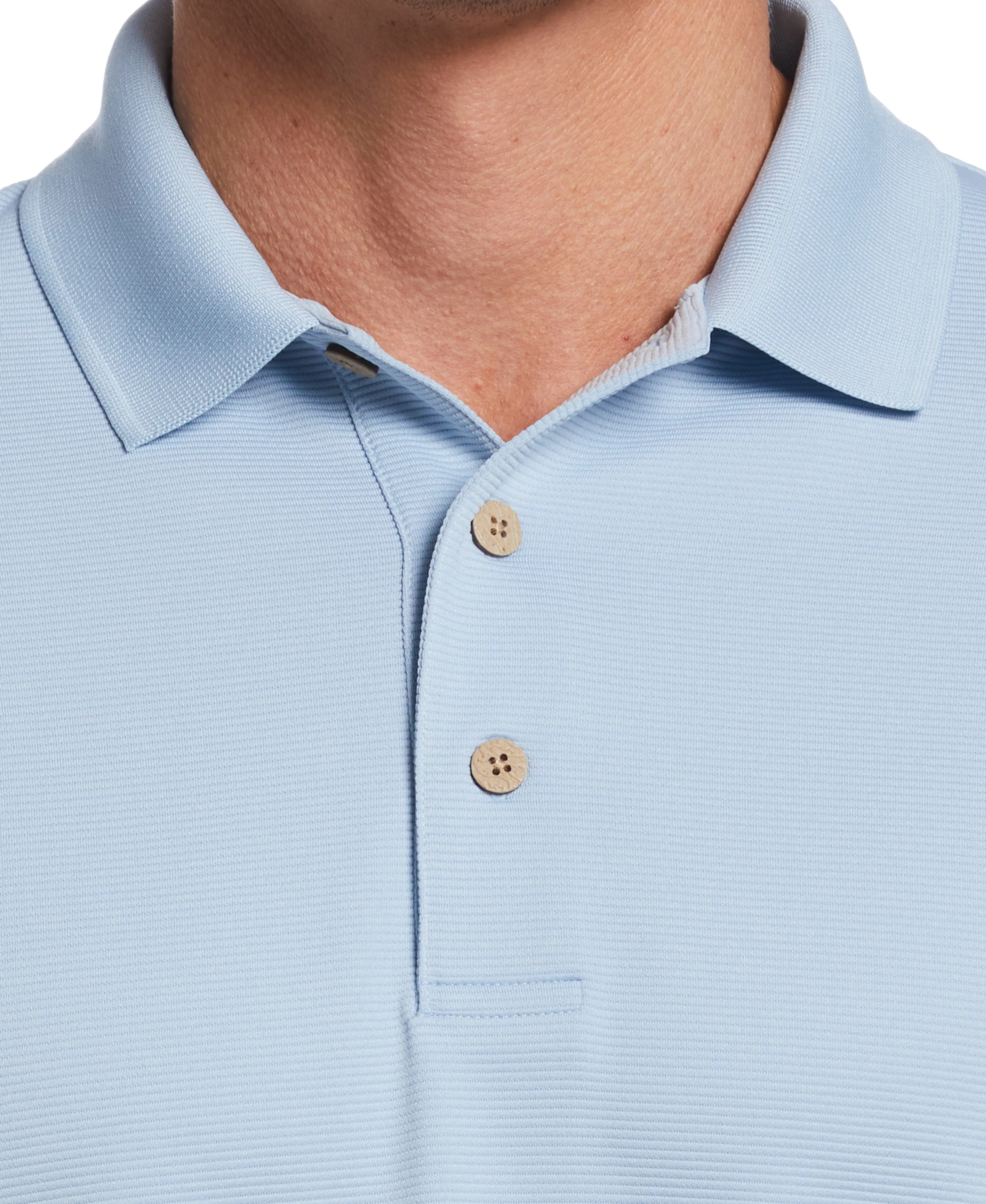 Big & Tall Solid Textured Polo sold by Cubavera product image thumbnail 3