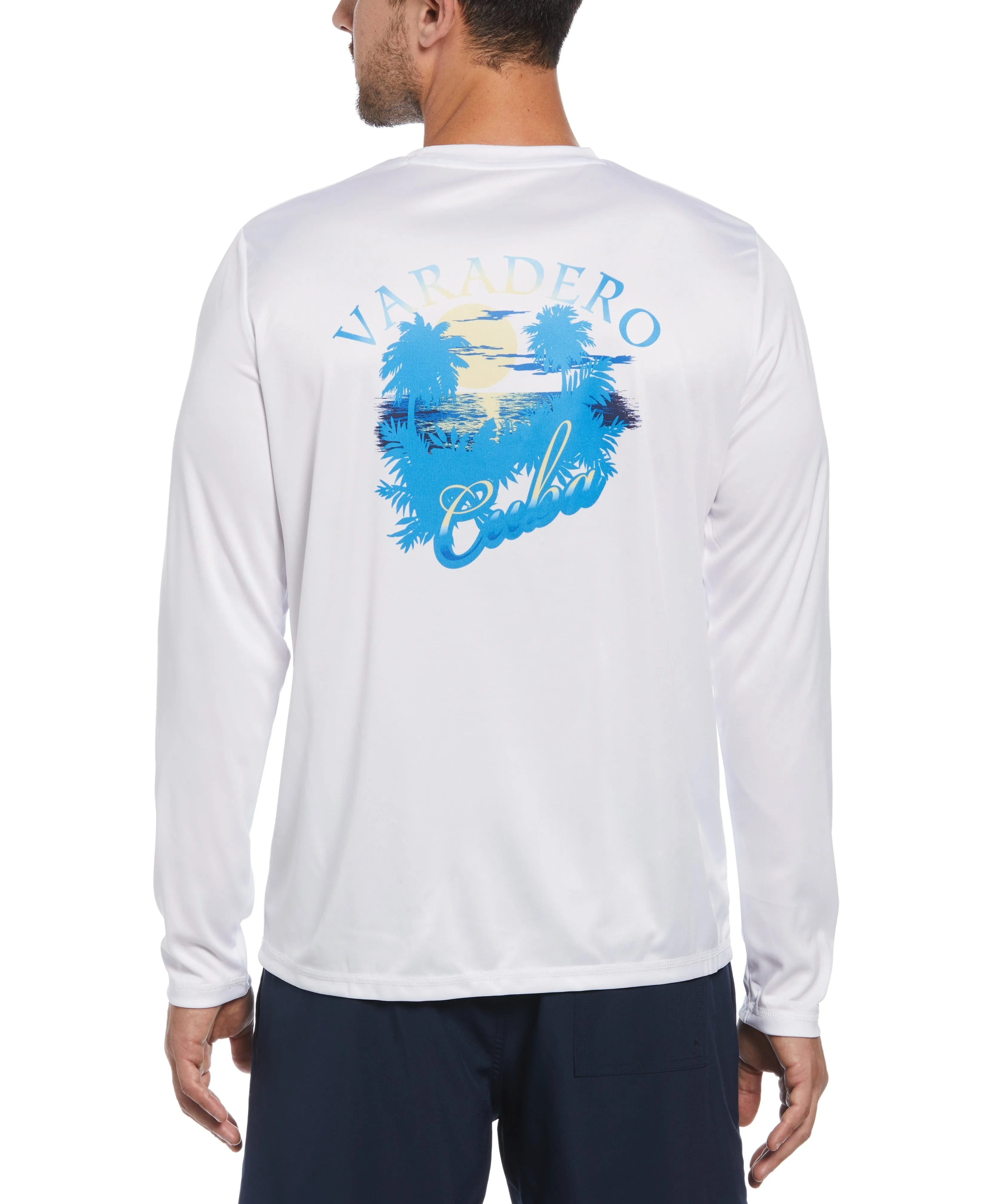 Varadero Cuba Print Sun Protection Shirt sold by Cubavera product image thumbnail 2