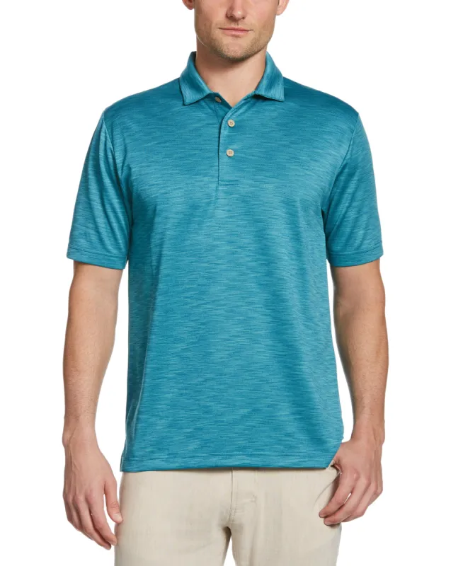 Heather Twill Polo sold by Cubavera
