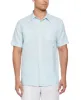 Fashion Four Pocket Linen-Blend Guayabera Shirt sold by Cubavera