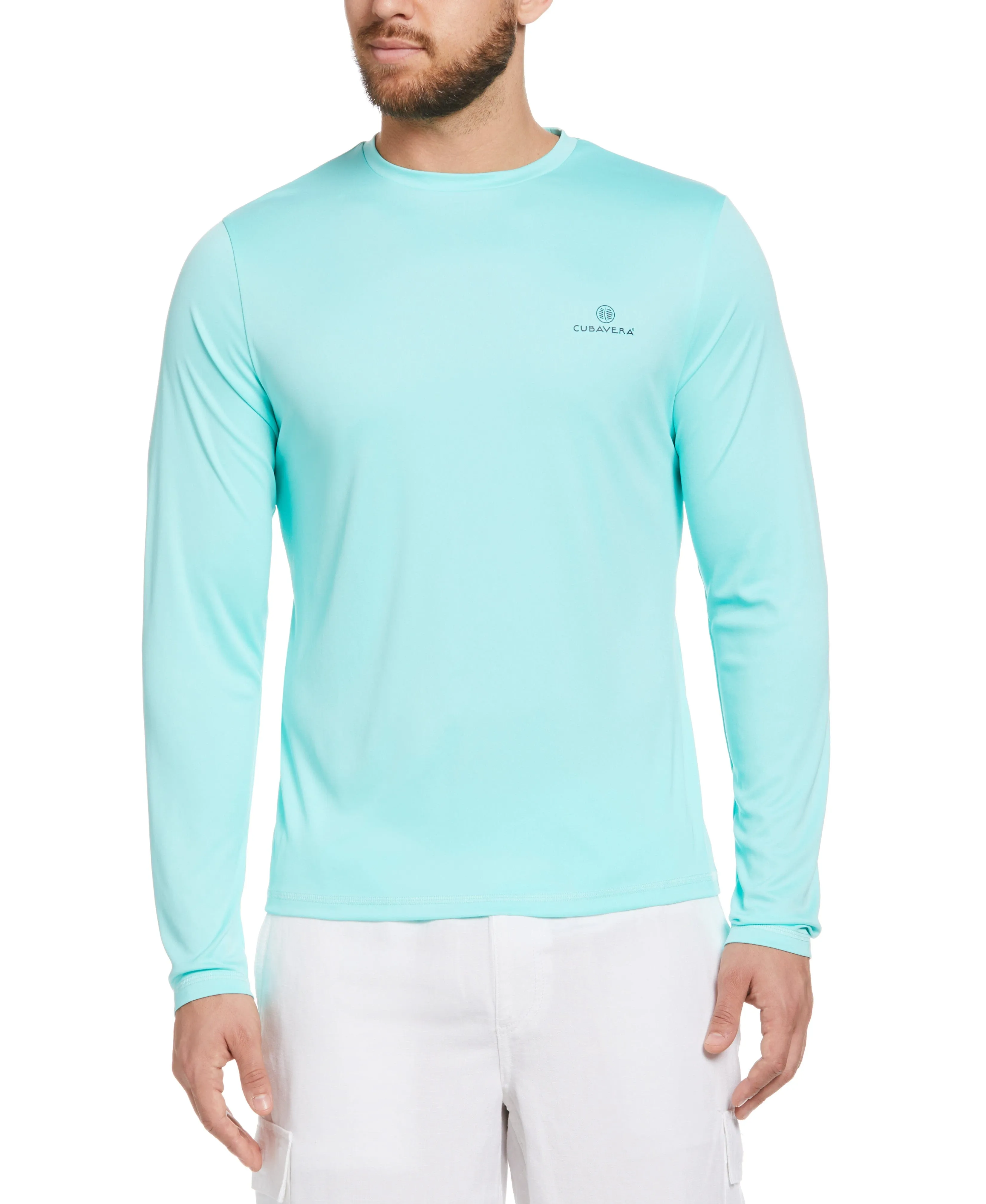 Paradise Print Sun Protection Shirt sold by Cubavera