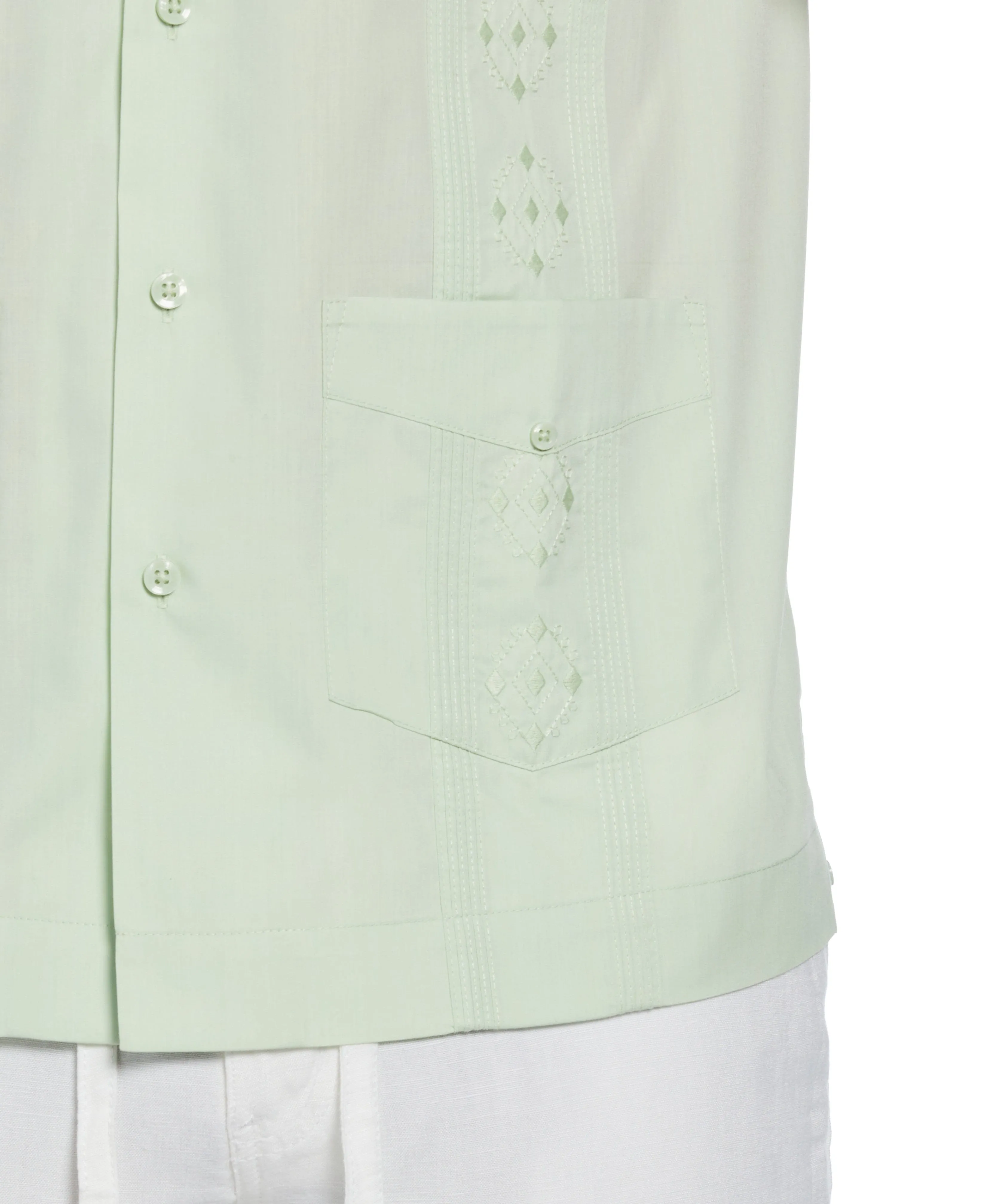 Big & Tall Authentic Embroidered Guayabera Shirt sold by Cubavera product image thumbnail 4