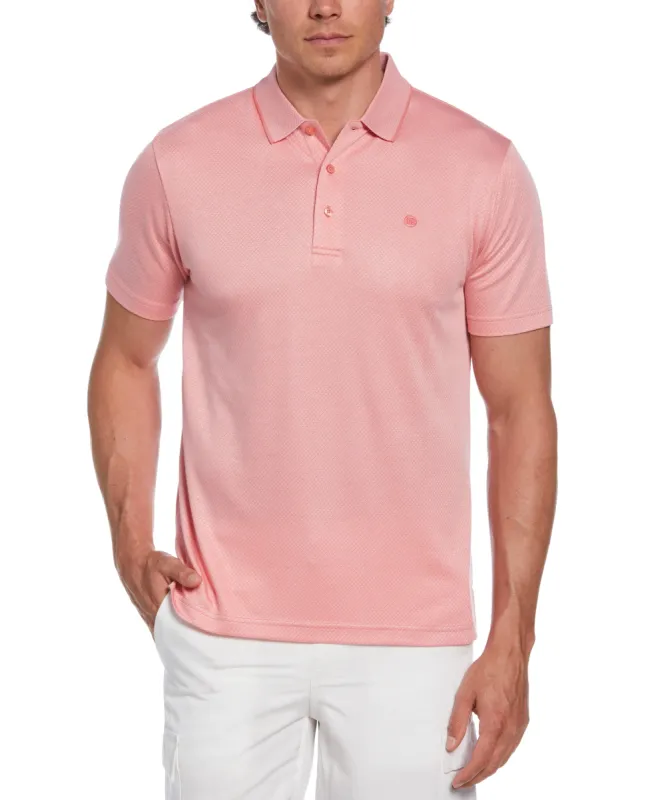 Diamond Jacquard Polo Shirt sold by Cubavera