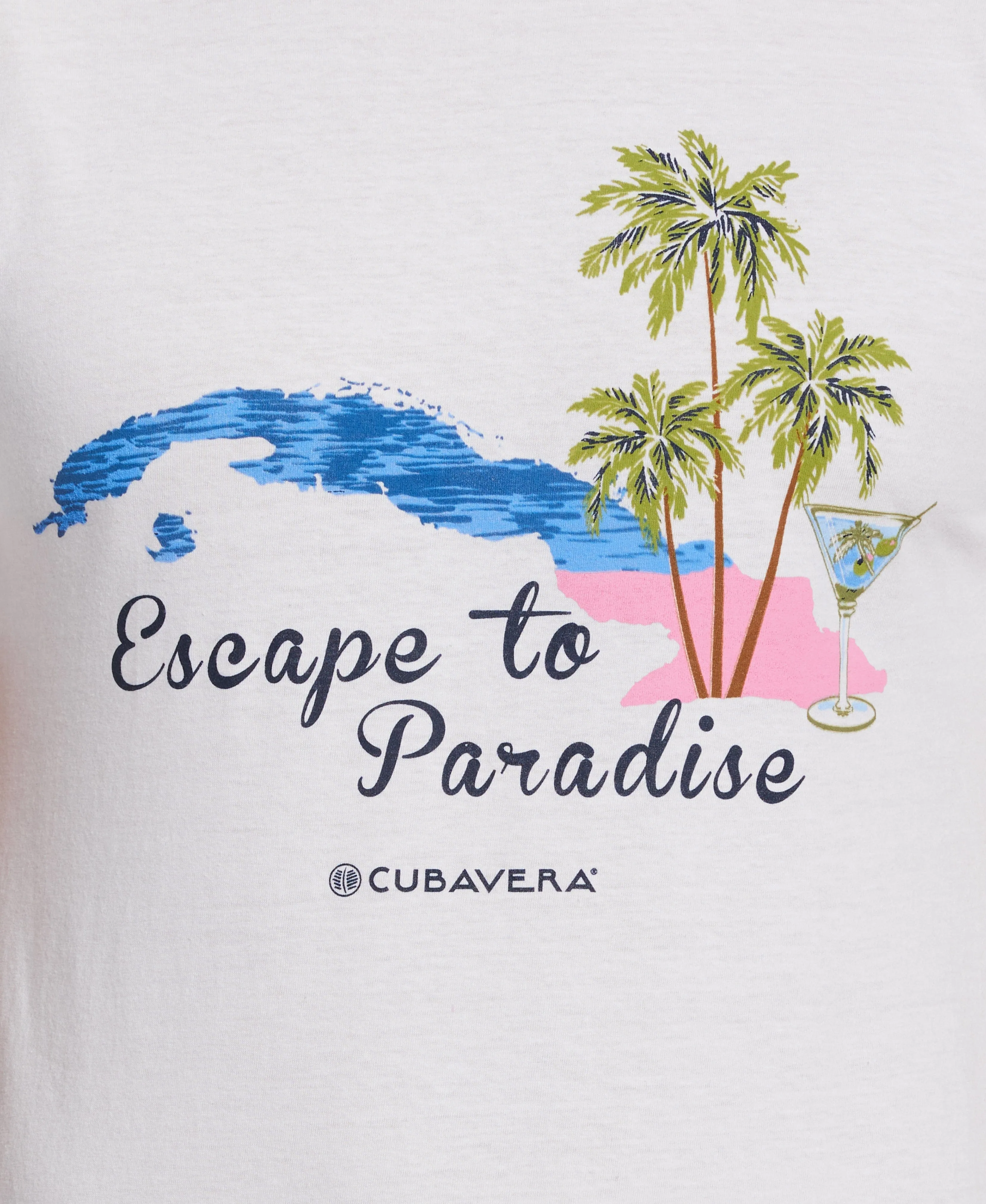 Escape To Paradise Print Tee sold by Cubavera product image thumbnail 3