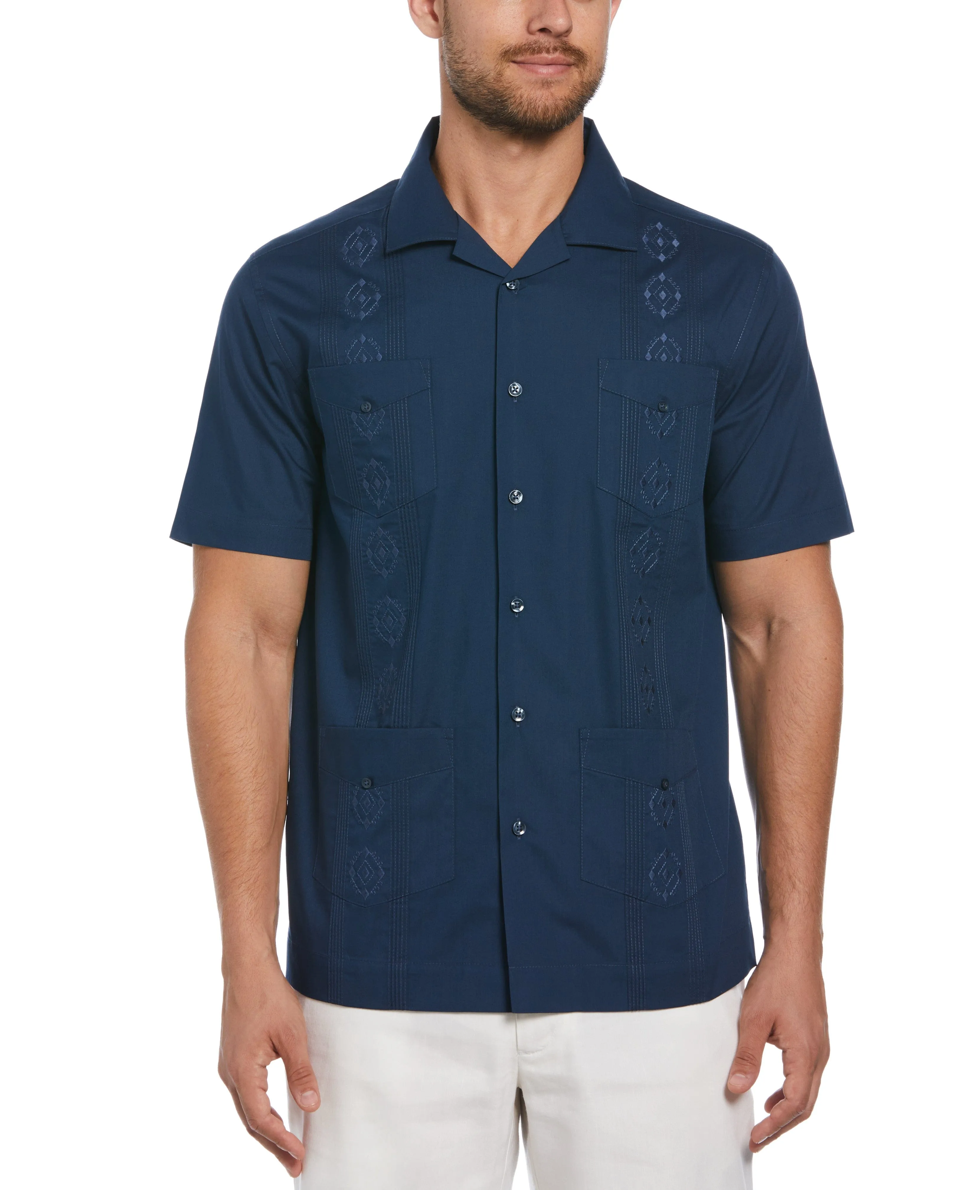 Authentic Embroidered Guayabera Shirt sold by Cubavera