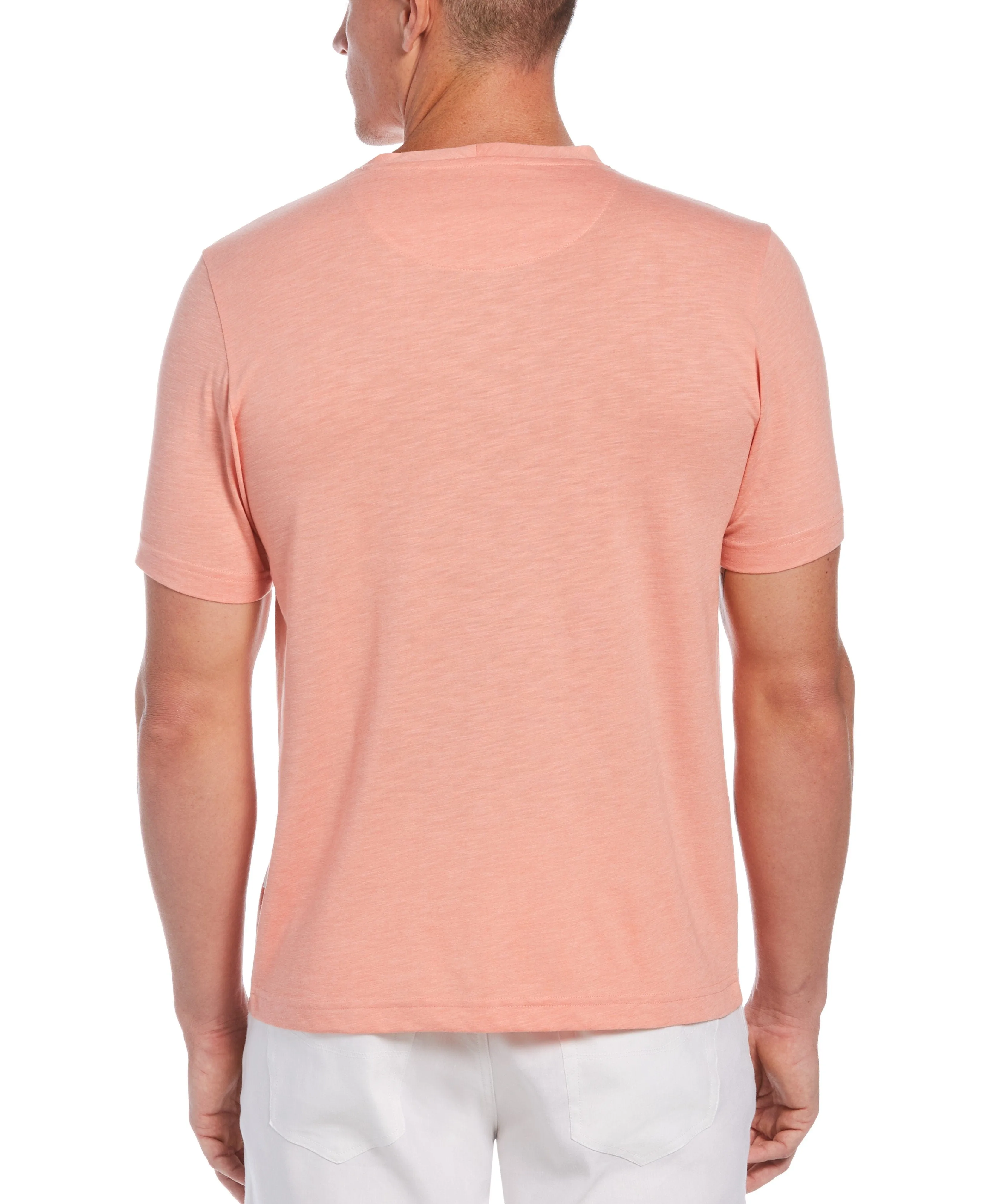 Slub V-Neck Tee sold by Cubavera product image thumbnail 2
