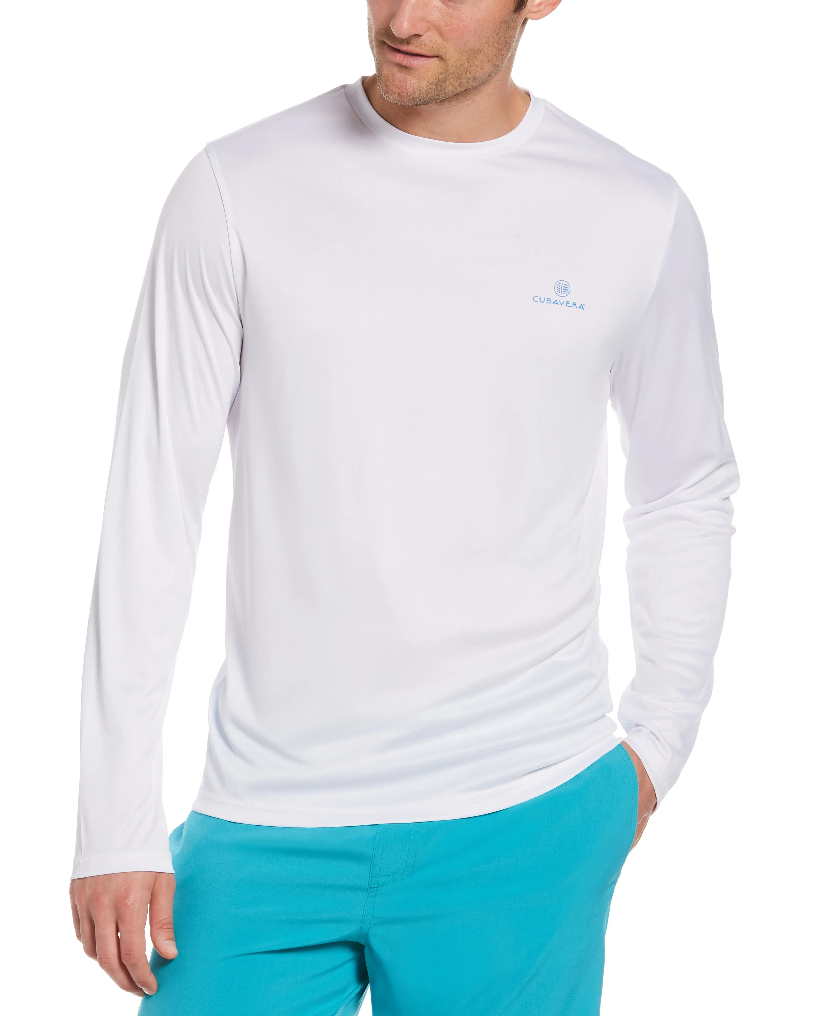 Sail Away Print Sun Protection Shirt sold by Cubavera