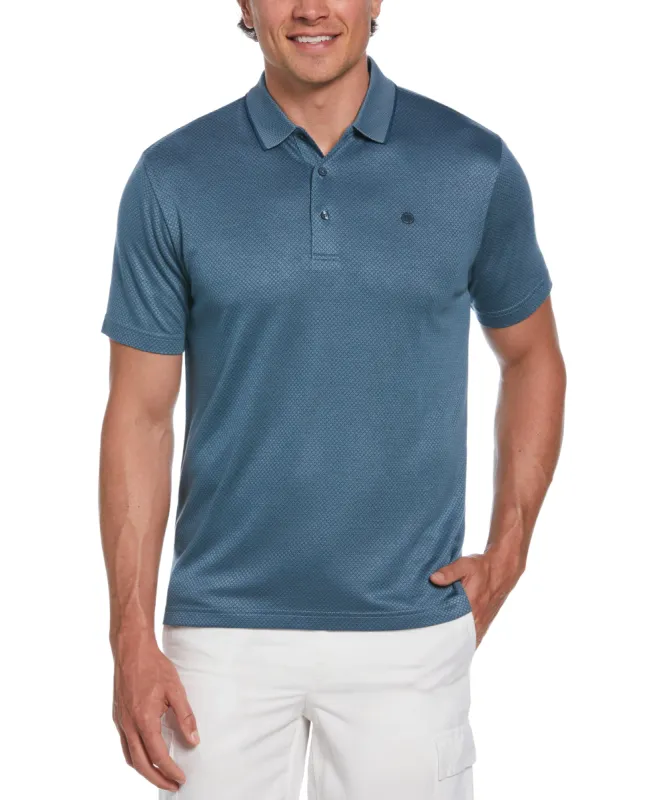 Diamond Jacquard Polo Shirt sold by Cubavera
