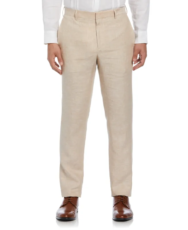 Delave Linen Flat Front Pant sold by Cubavera