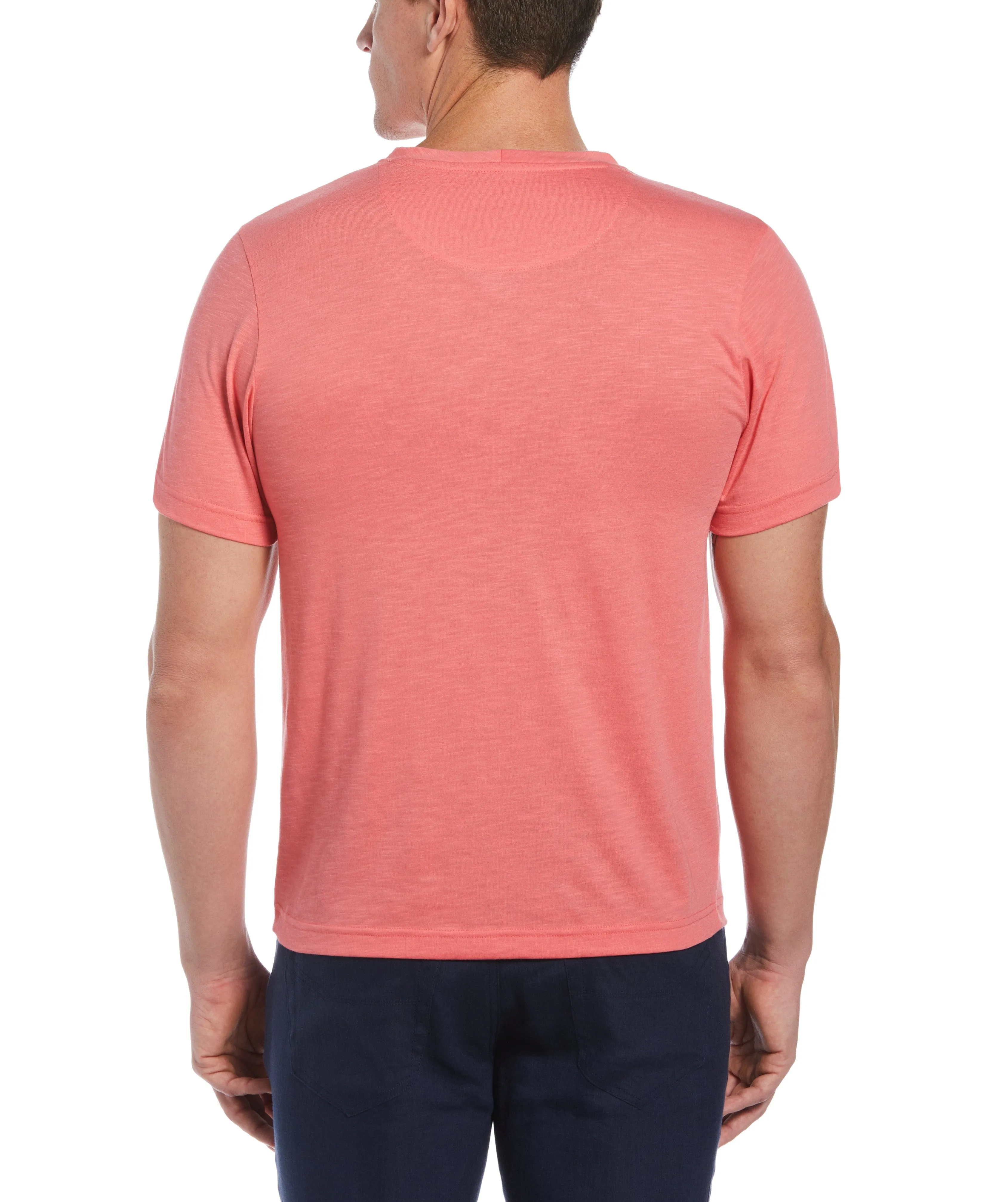 Slub V-Neck Tee sold by Cubavera product image thumbnail 2
