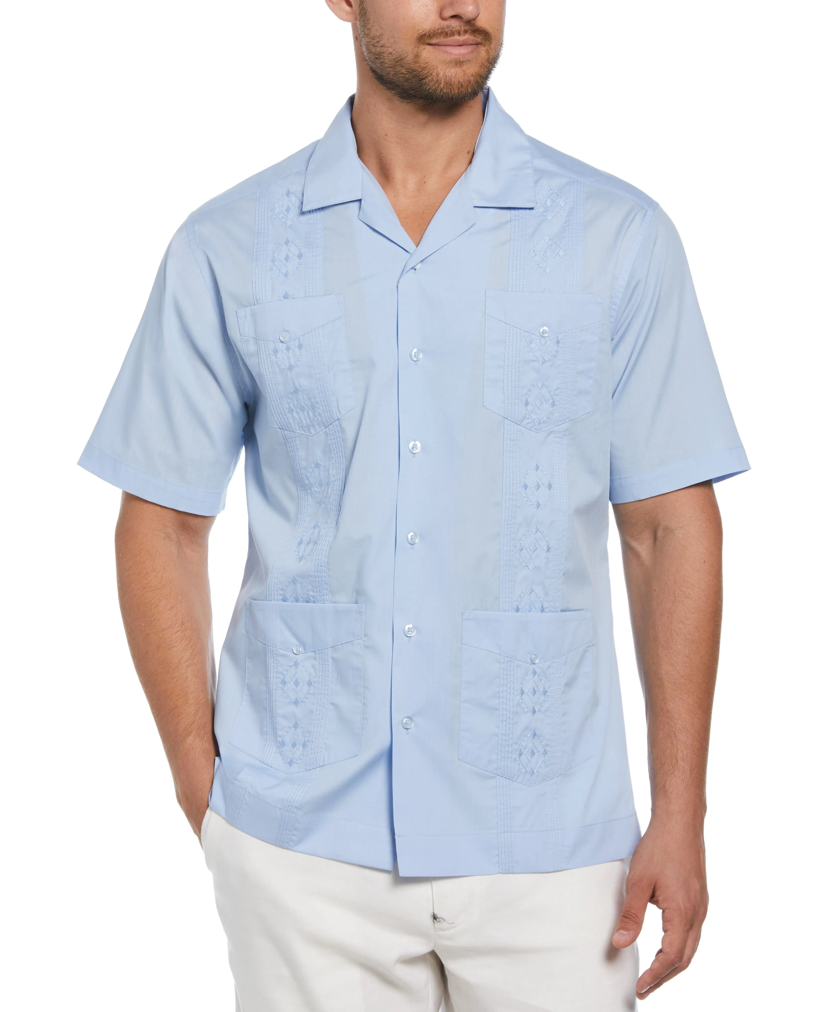Authentic Embroidered Guayabera Shirt sold by Cubavera