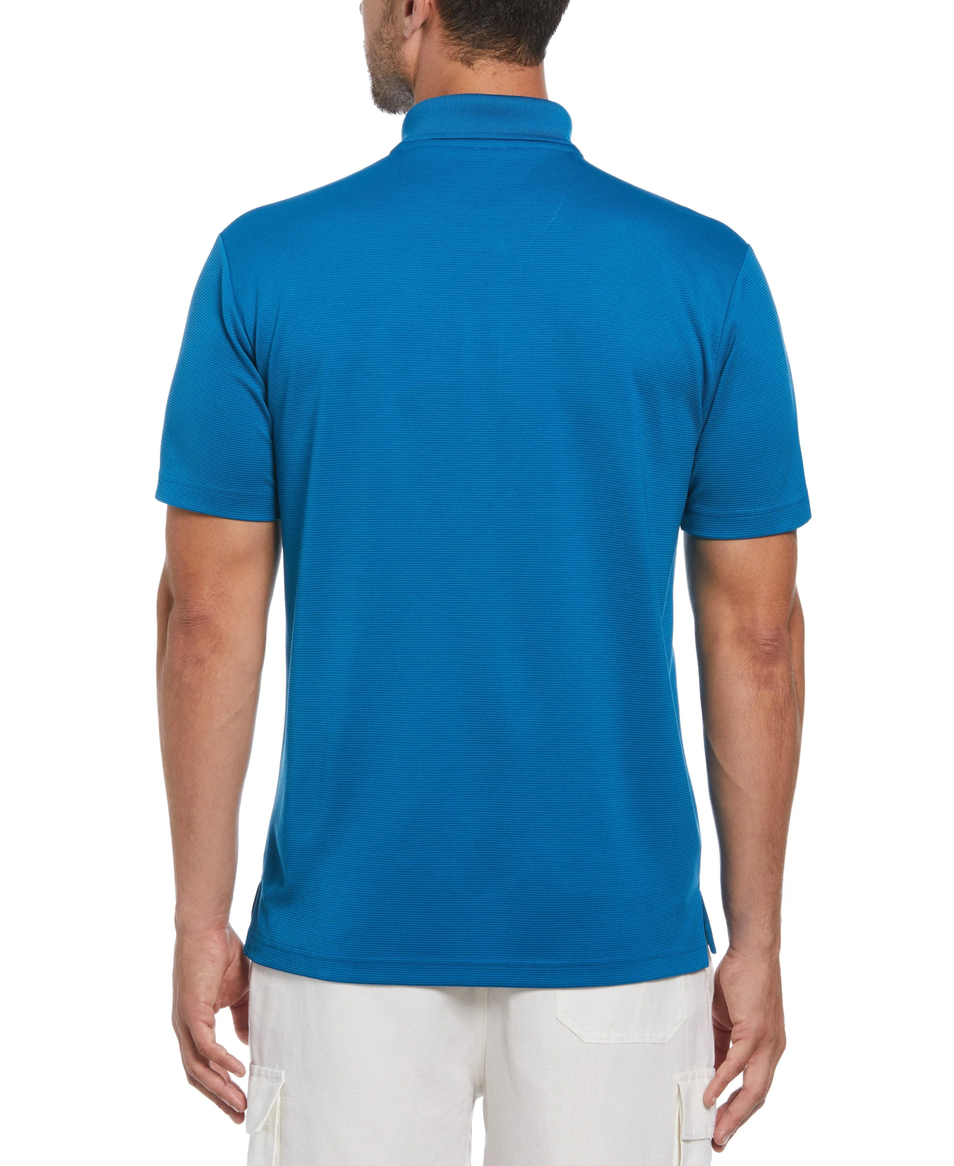 Big & Tall Solid Textured Polo sold by Cubavera product image thumbnail 2