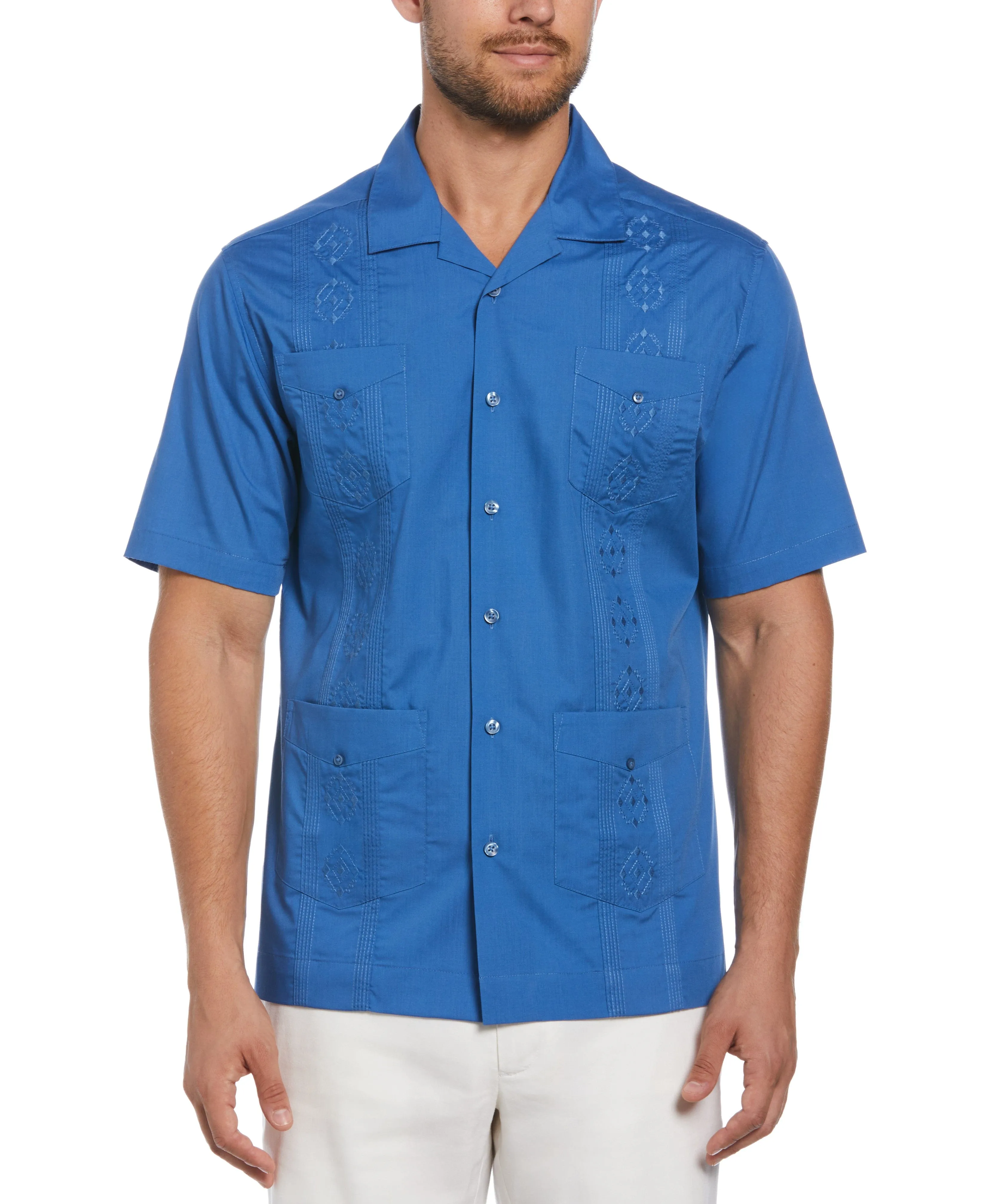Authentic Embroidered Guayabera Shirt sold by Cubavera