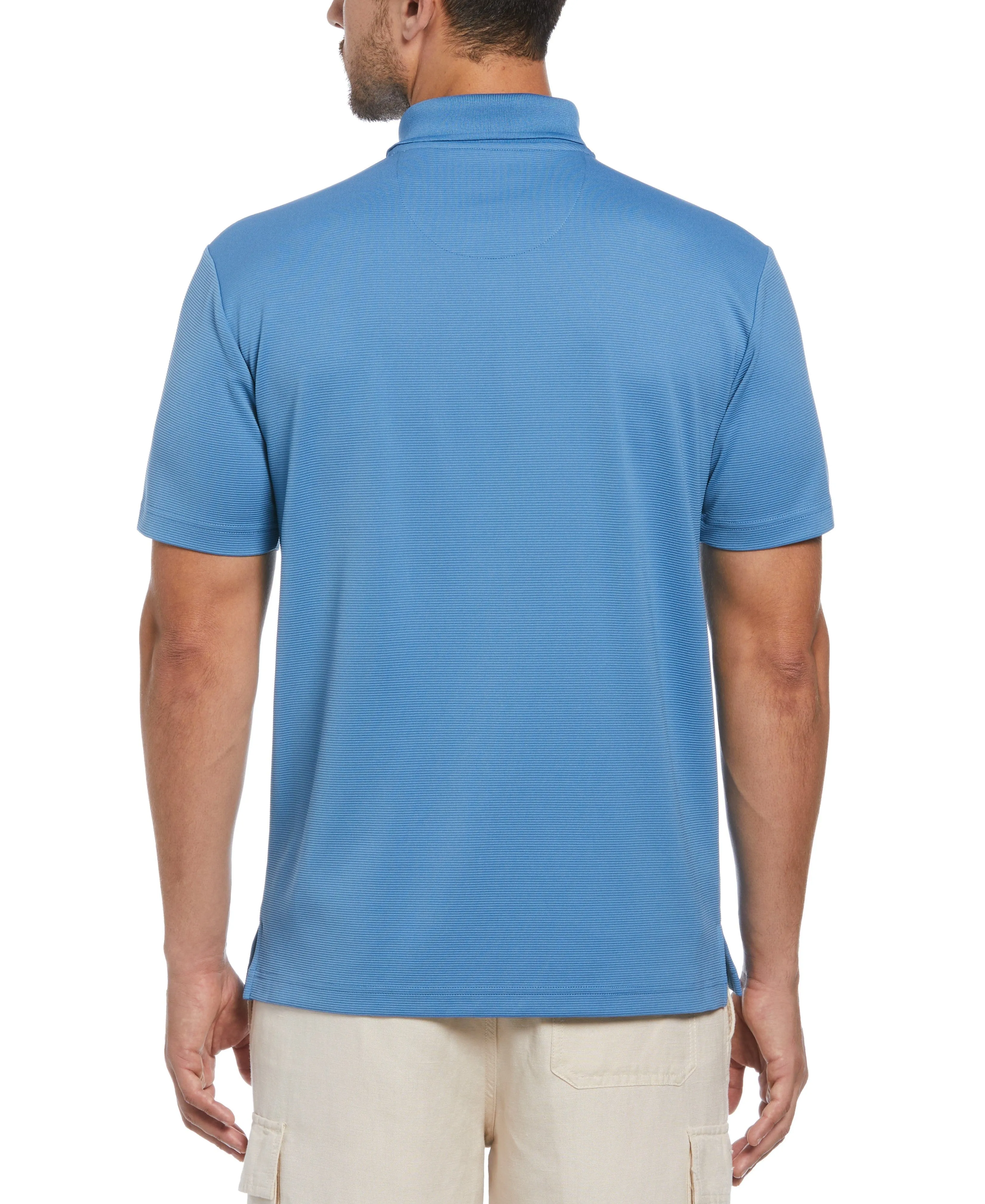 Big & Tall Solid Textured Polo sold by Cubavera product image thumbnail 2