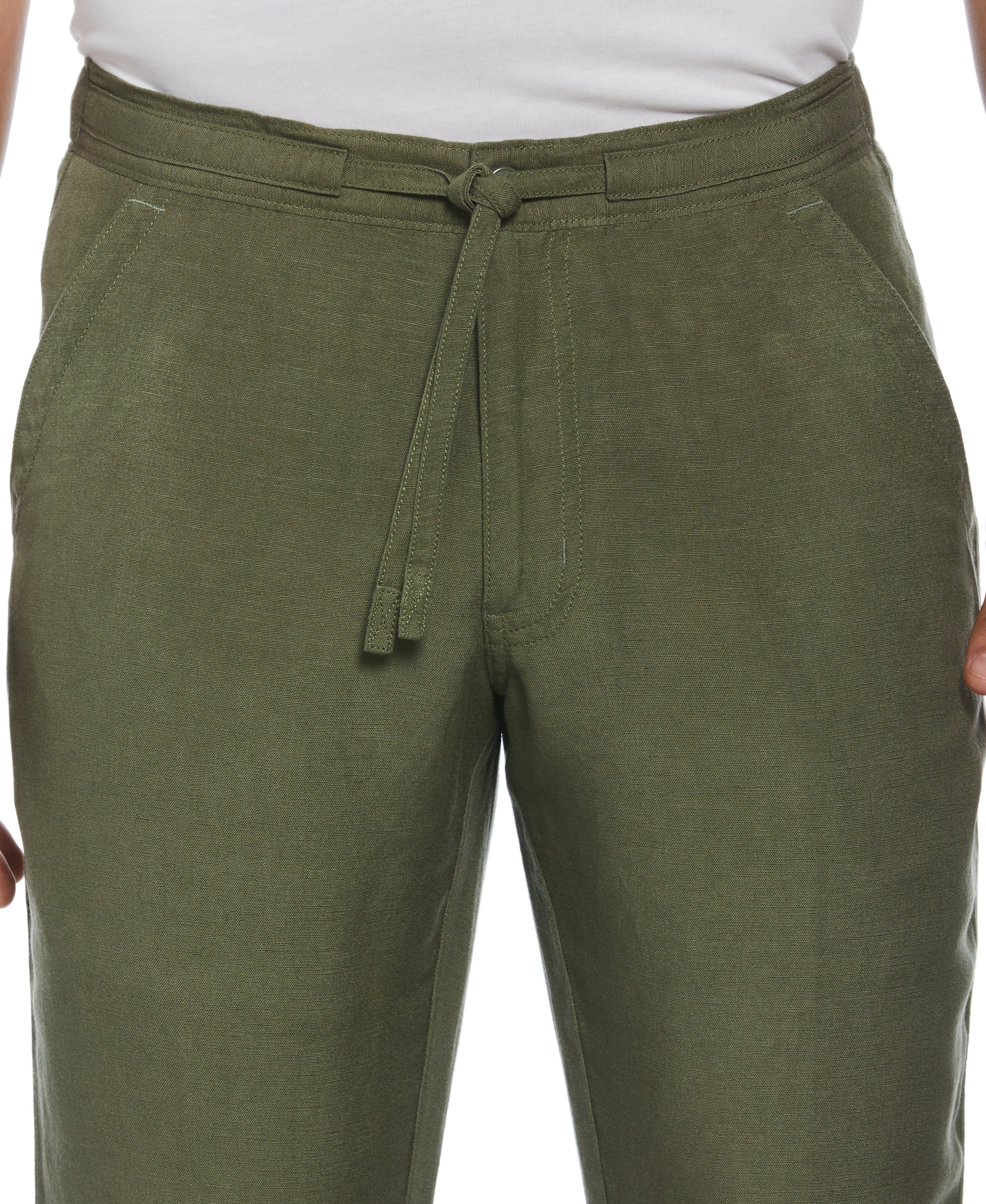 Linen-Blend Core Drawstring Pants sold by Cubavera product image thumbnail 3