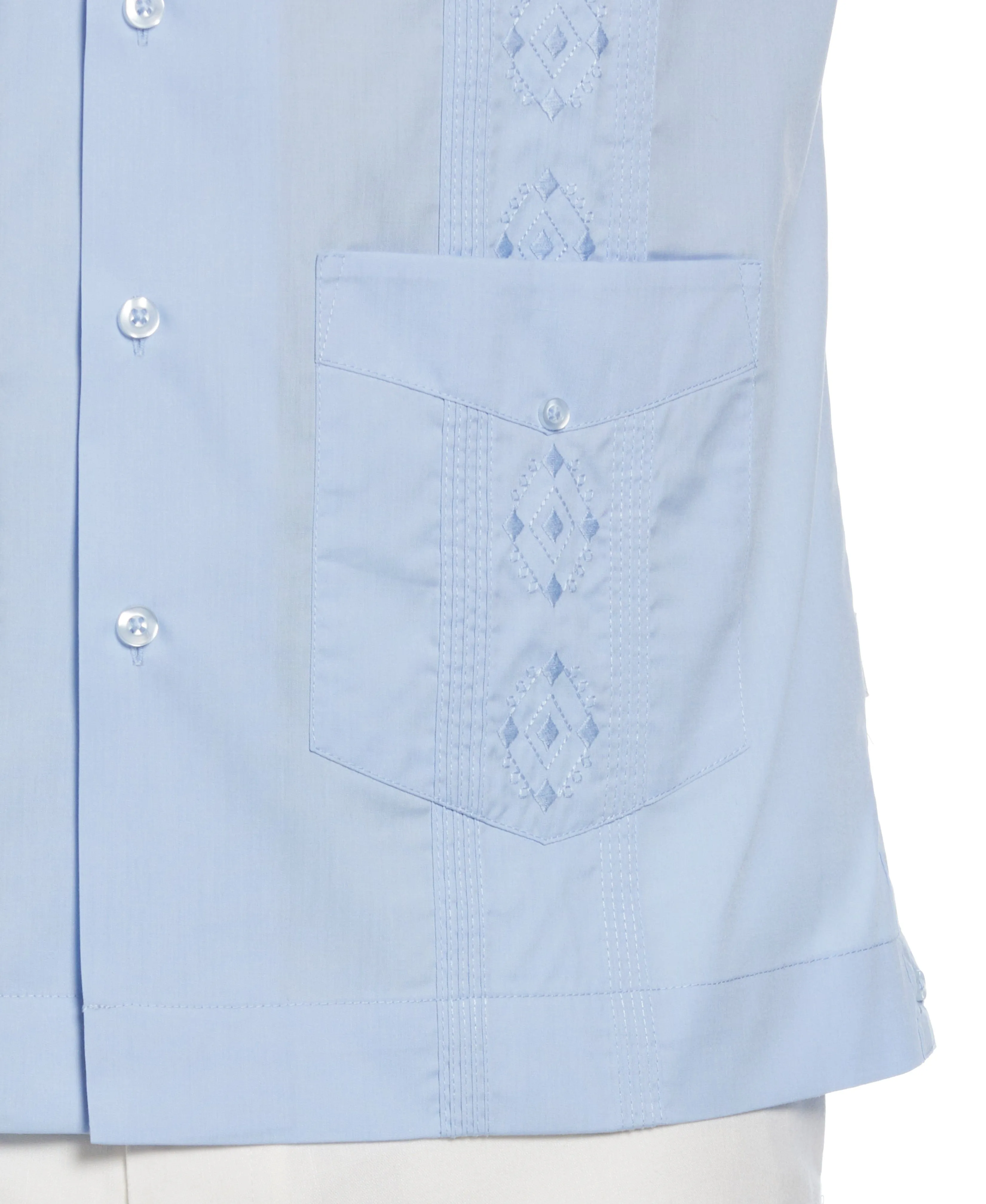 Big & Tall Authentic Embroidered Guayabera Shirt sold by Cubavera product image thumbnail 4