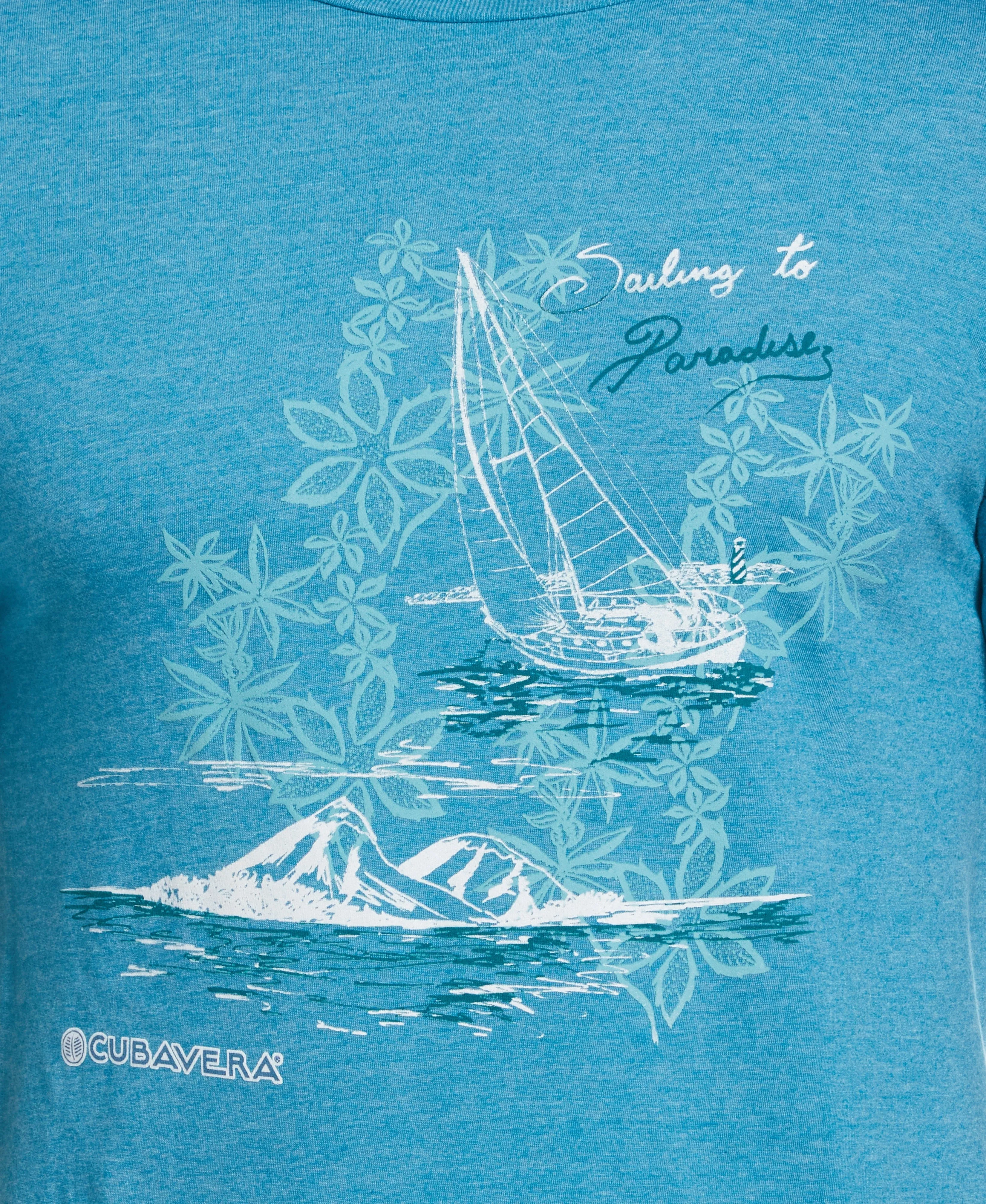 Sailing To Paradise Print Tee sold by Cubavera product image thumbnail 3