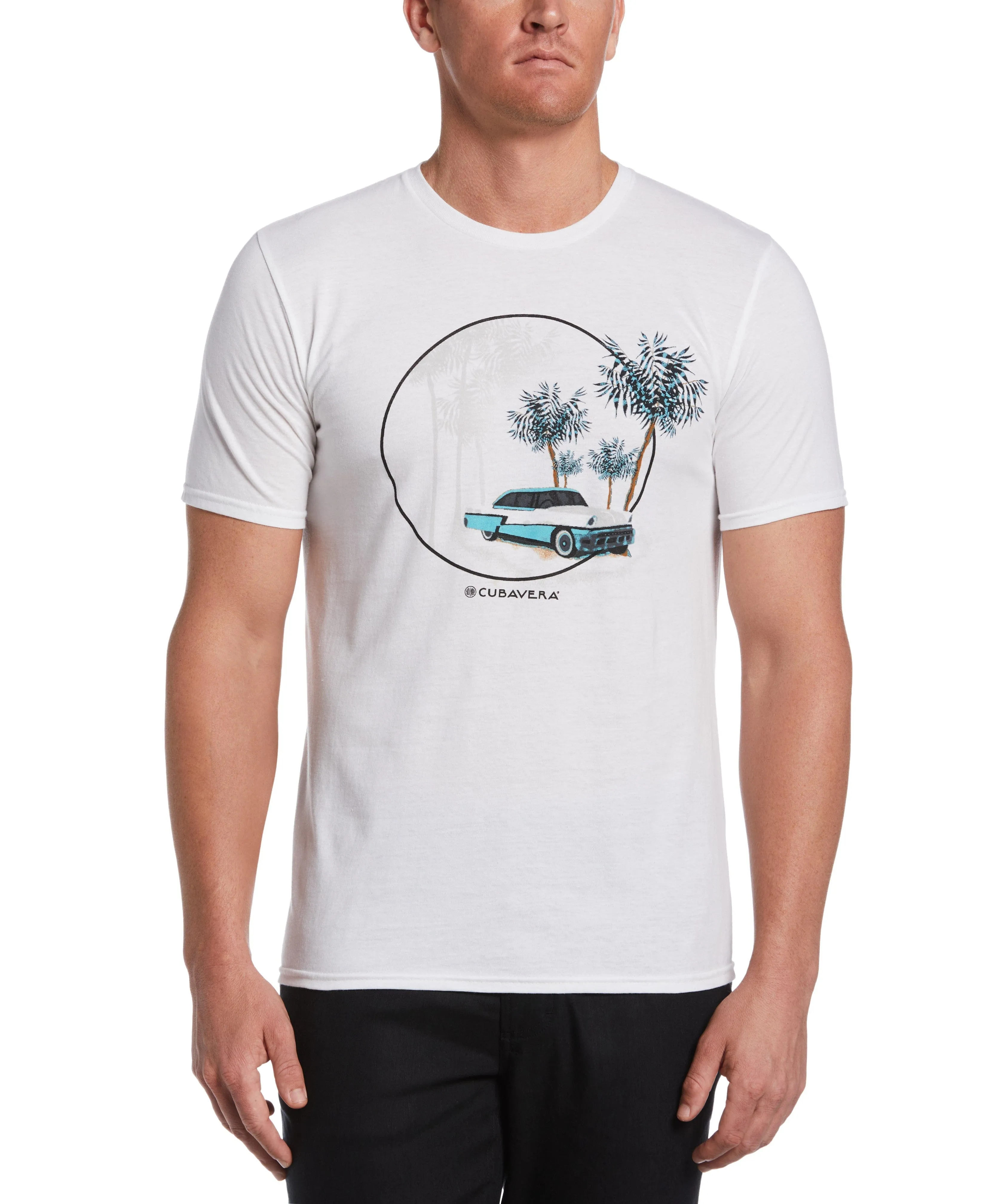 Tropical Car Print Tee sold by Cubavera