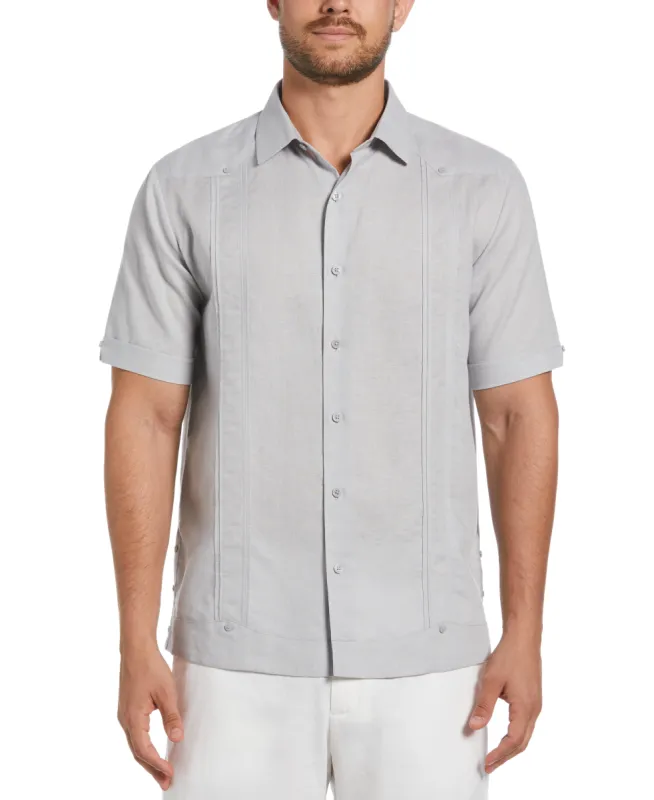 Linen Blend No-Pocket Guayabera Shirt sold by Cubavera