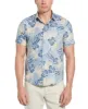 Linen-Blend Leaf Outline Print Shirt sold by Cubavera