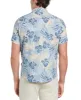 Linen-Blend Leaf Outline Print Shirt sold by Cubavera