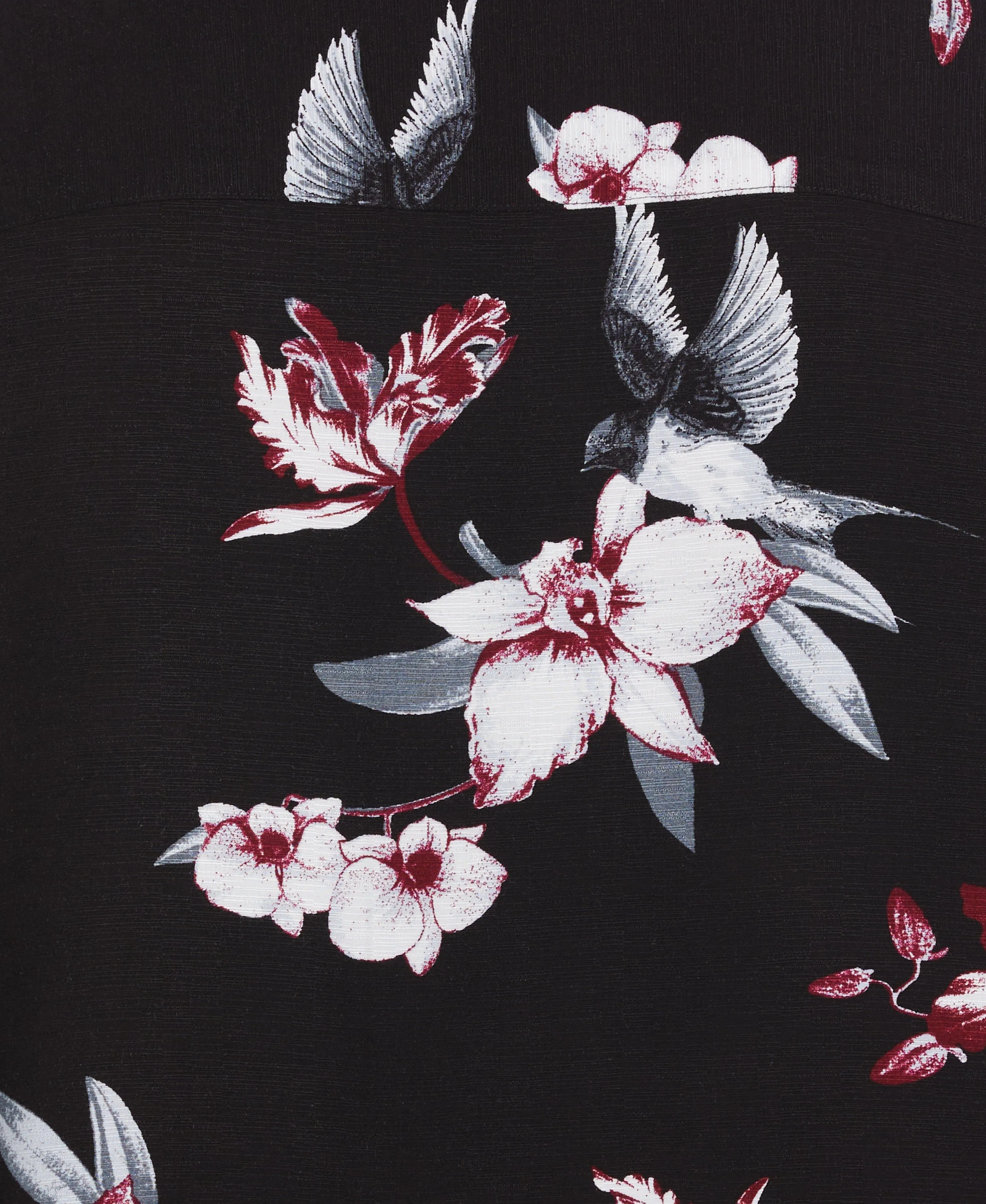 Big & Tall Floral Conversational Print Shirt sold by Cubavera product image thumbnail 5