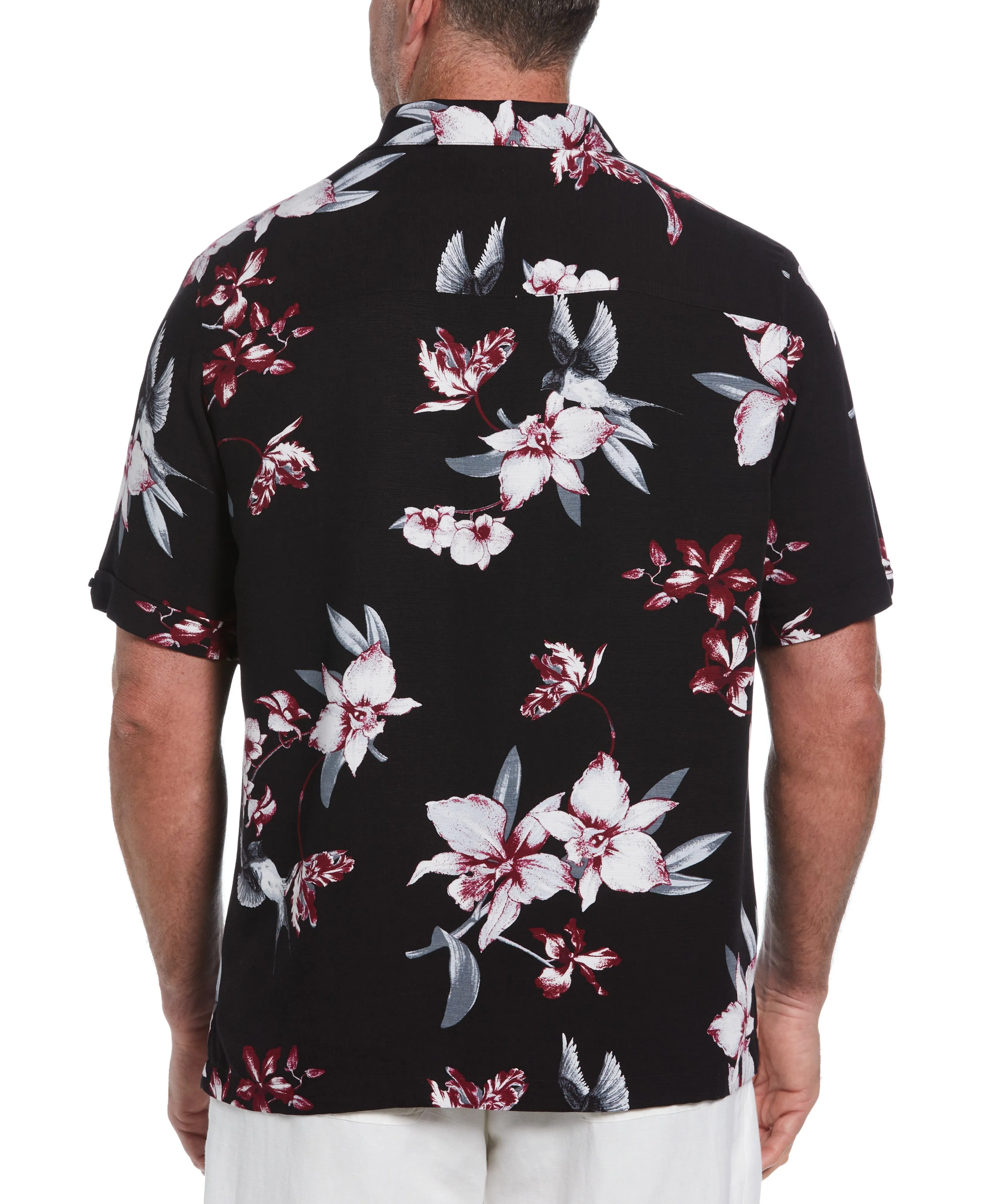 Big & Tall Floral Conversational Print Shirt sold by Cubavera product image thumbnail 2