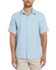 Two-Tone Cross Tuck Chambray Shirt sold by Cubavera
