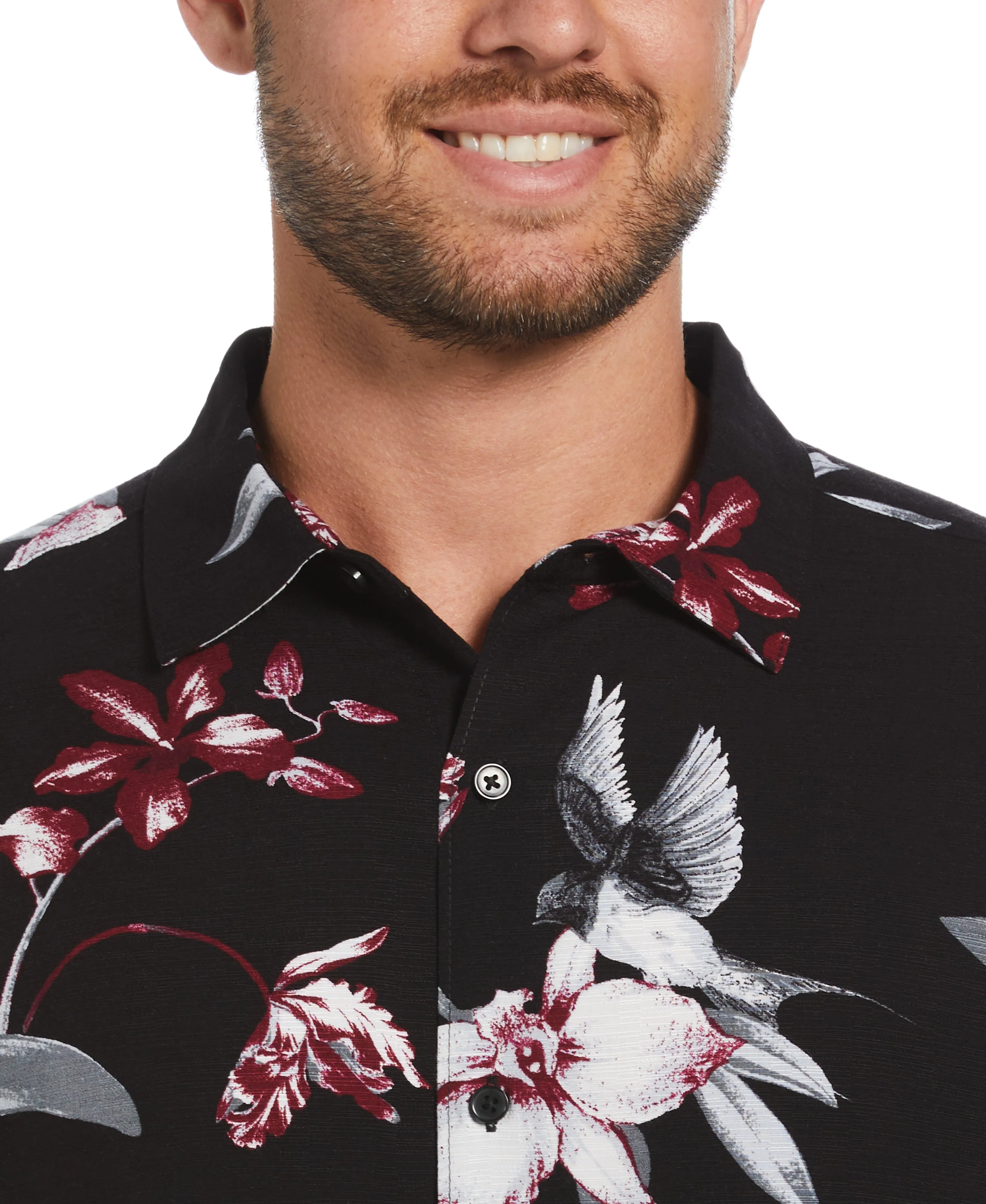 Floral Conversational Print Shirt sold by Cubavera product image thumbnail 3