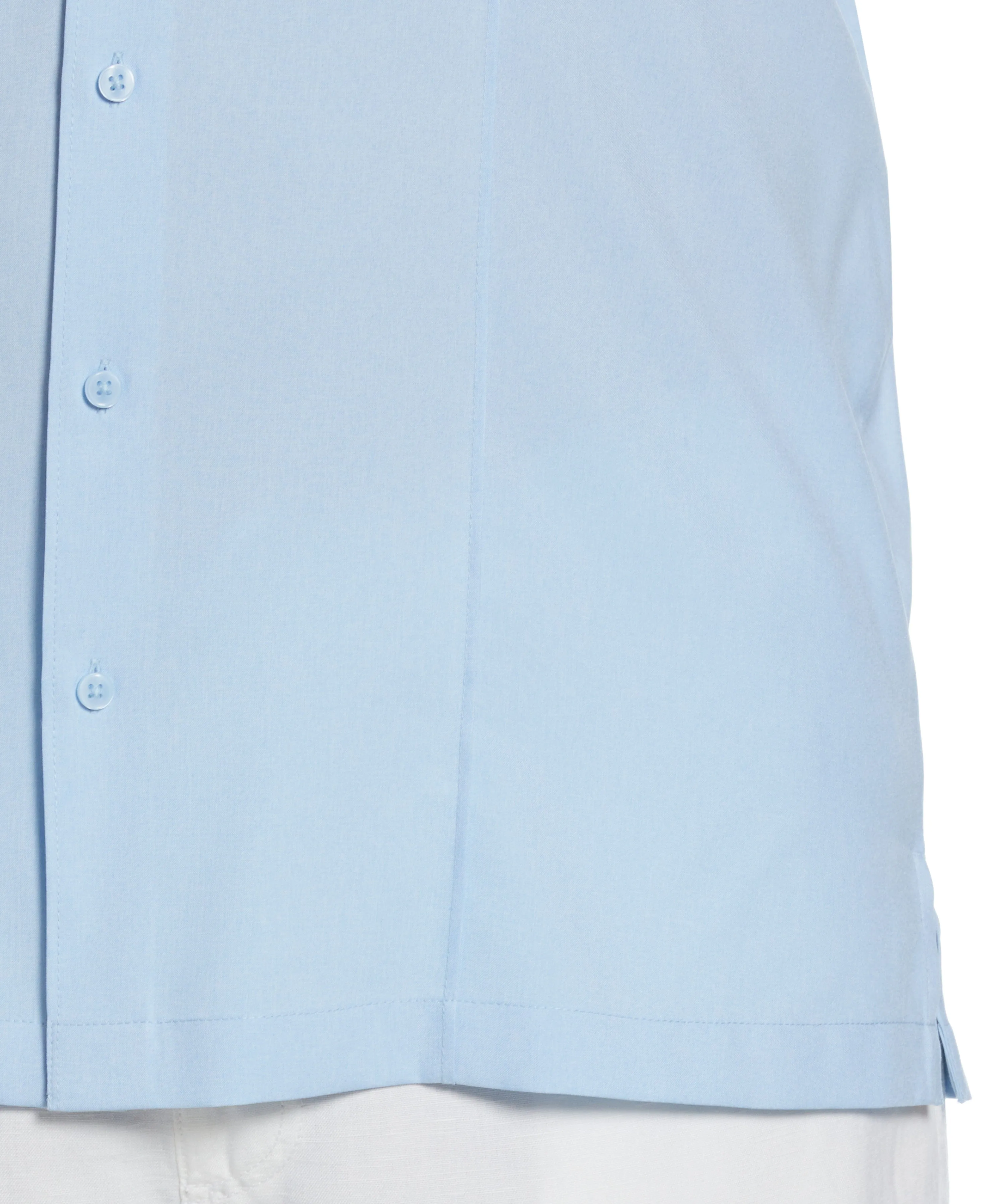 Big & Tall Two-Tone Cross Tuck Chambray Shirt sold by Cubavera product image thumbnail 4