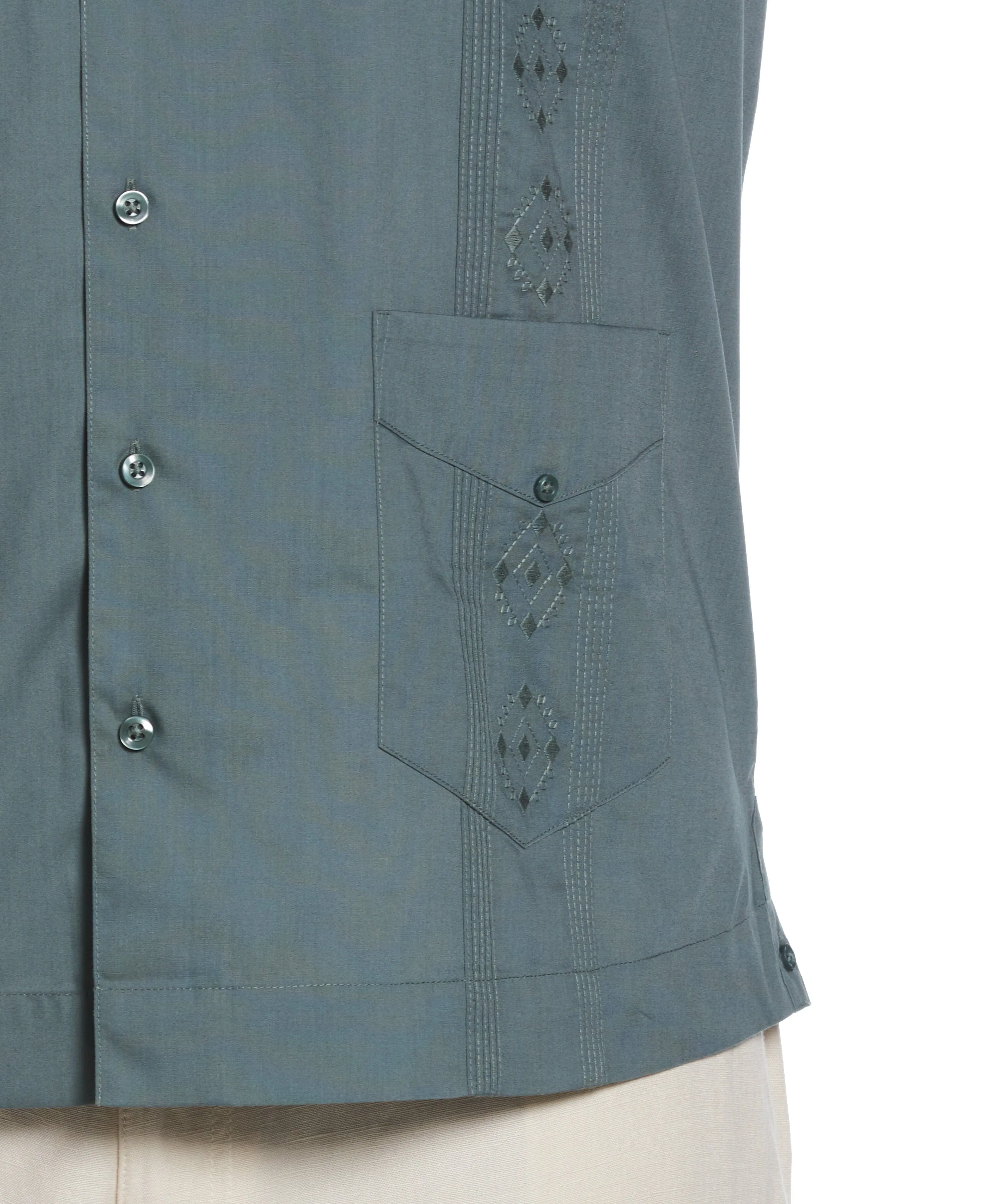 Big & Tall Authentic Embroidered Guayabera Shirt sold by Cubavera product image thumbnail 4