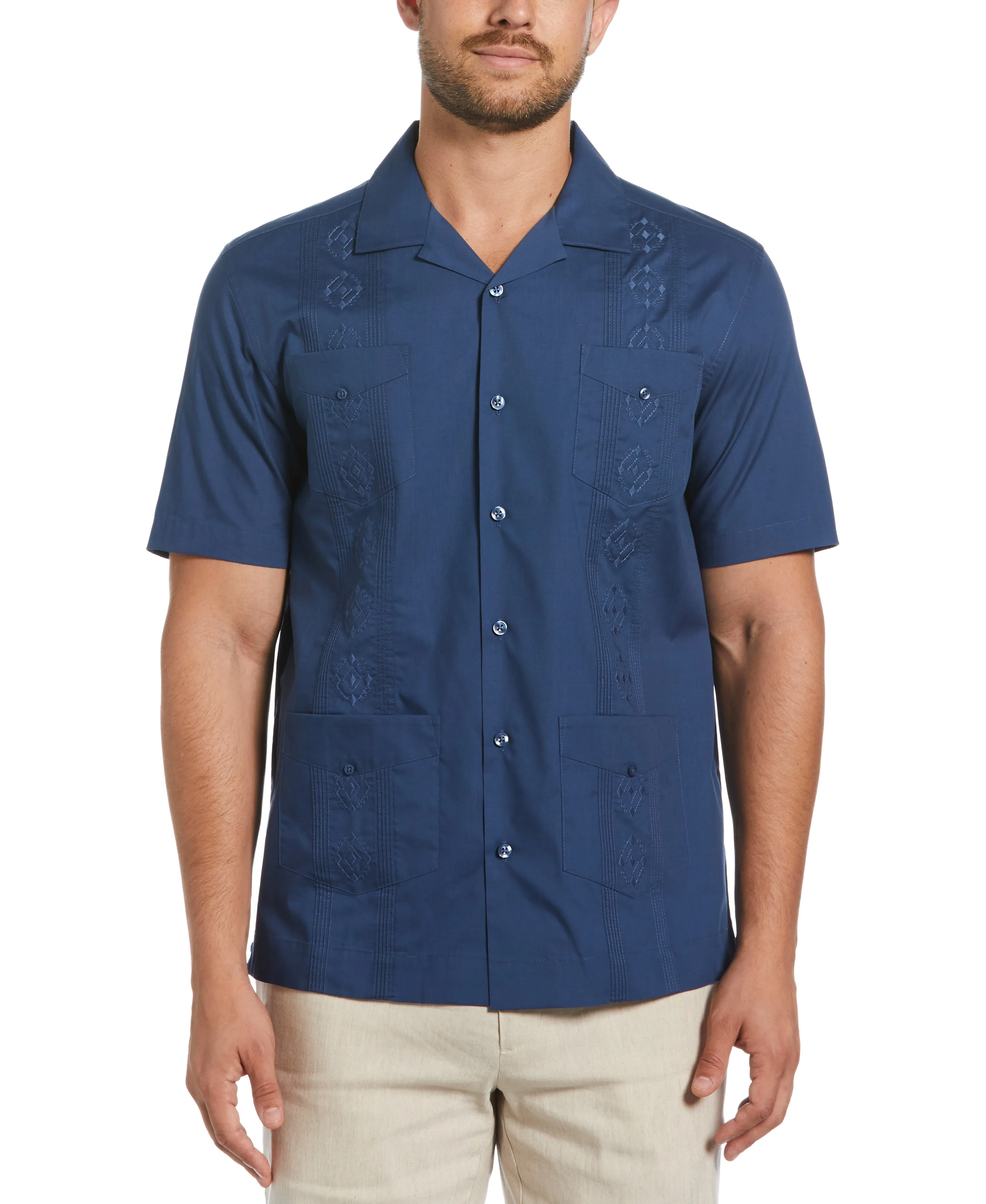Authentic Embroidered Guayabera Shirt sold by Cubavera