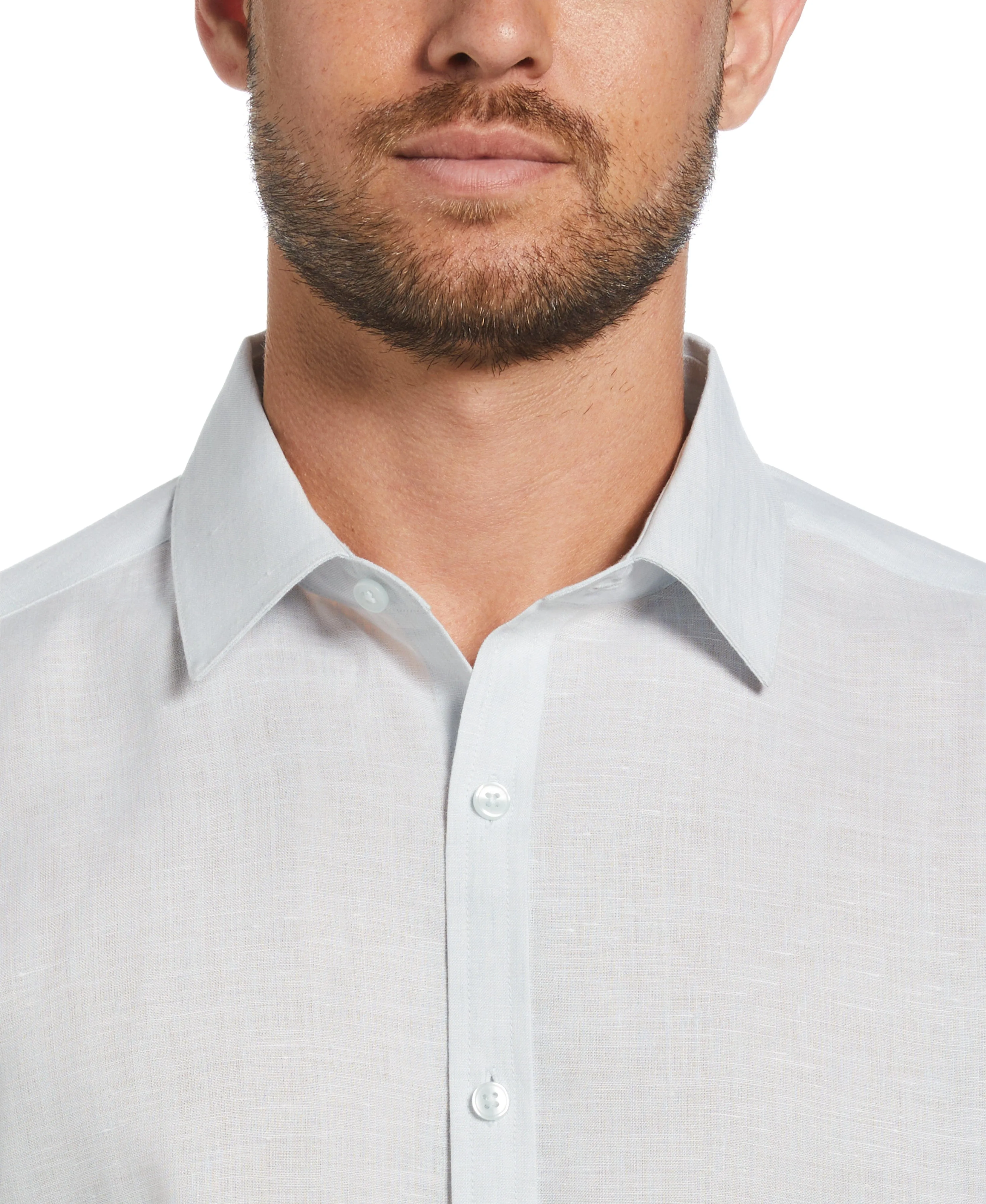 Travelselect™ Linen-Blend Long Sleeve Shirt sold by Cubavera product image thumbnail 3