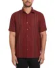 Linen Blend Yarn Dyed Panel Shirt sold by Cubavera
