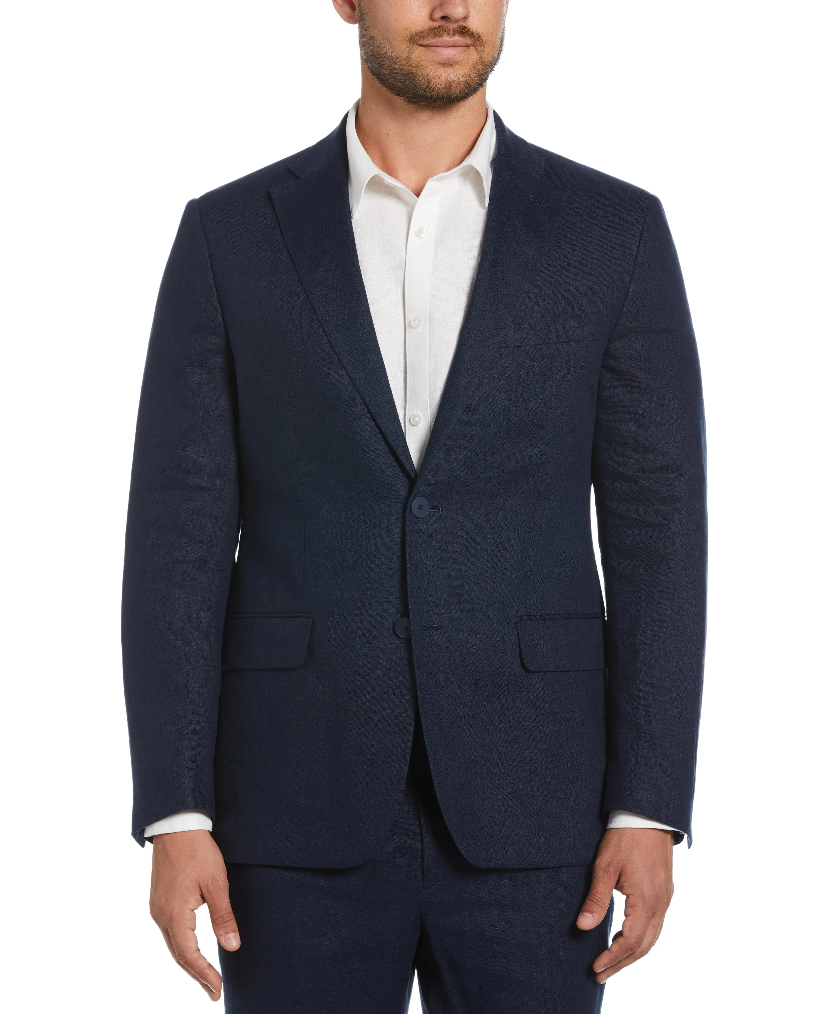 100% Linen Navy Suit sold by Cubavera product image thumbnail 3